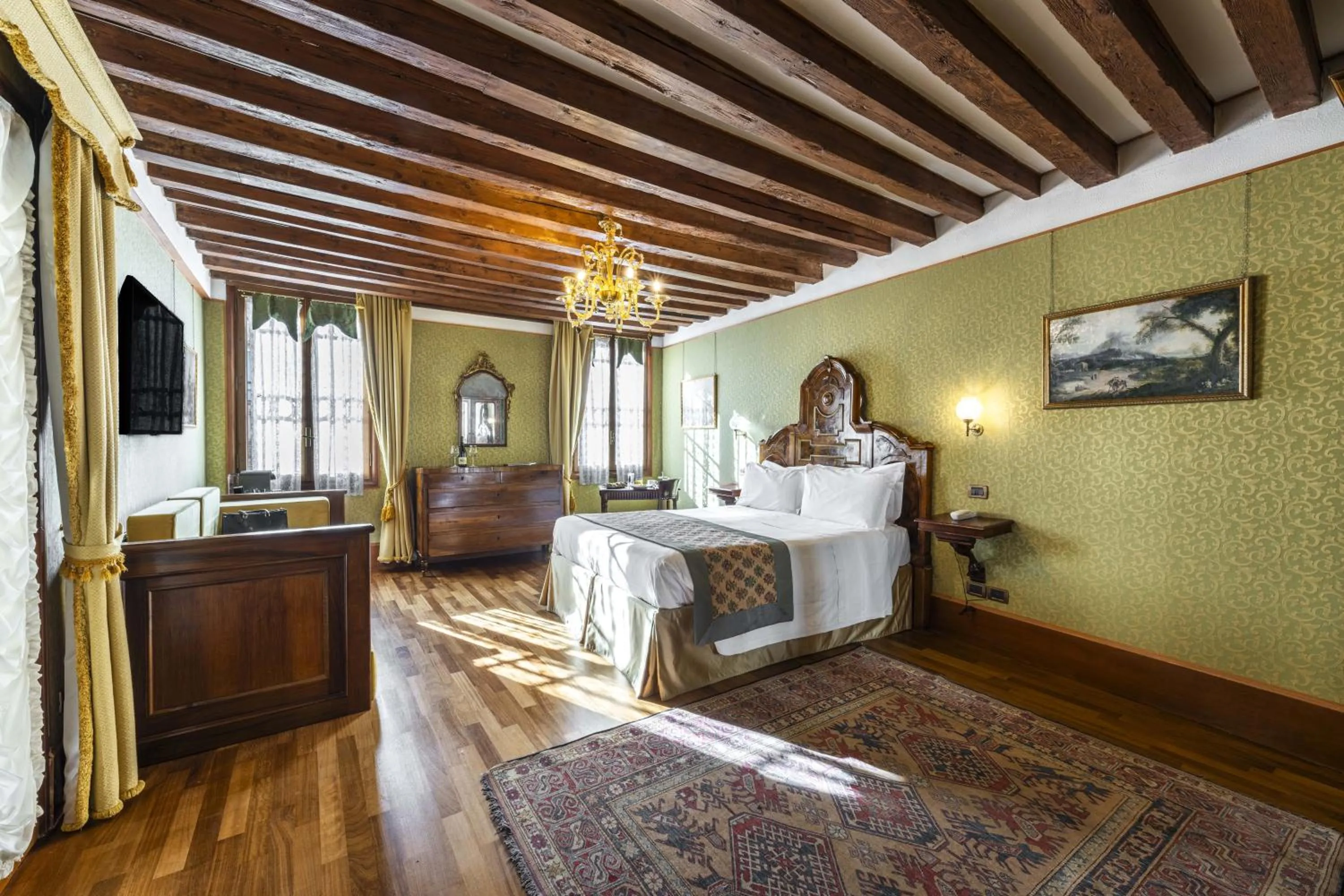 Bedroom, Bed in Hotel Casa Nicolò Priuli