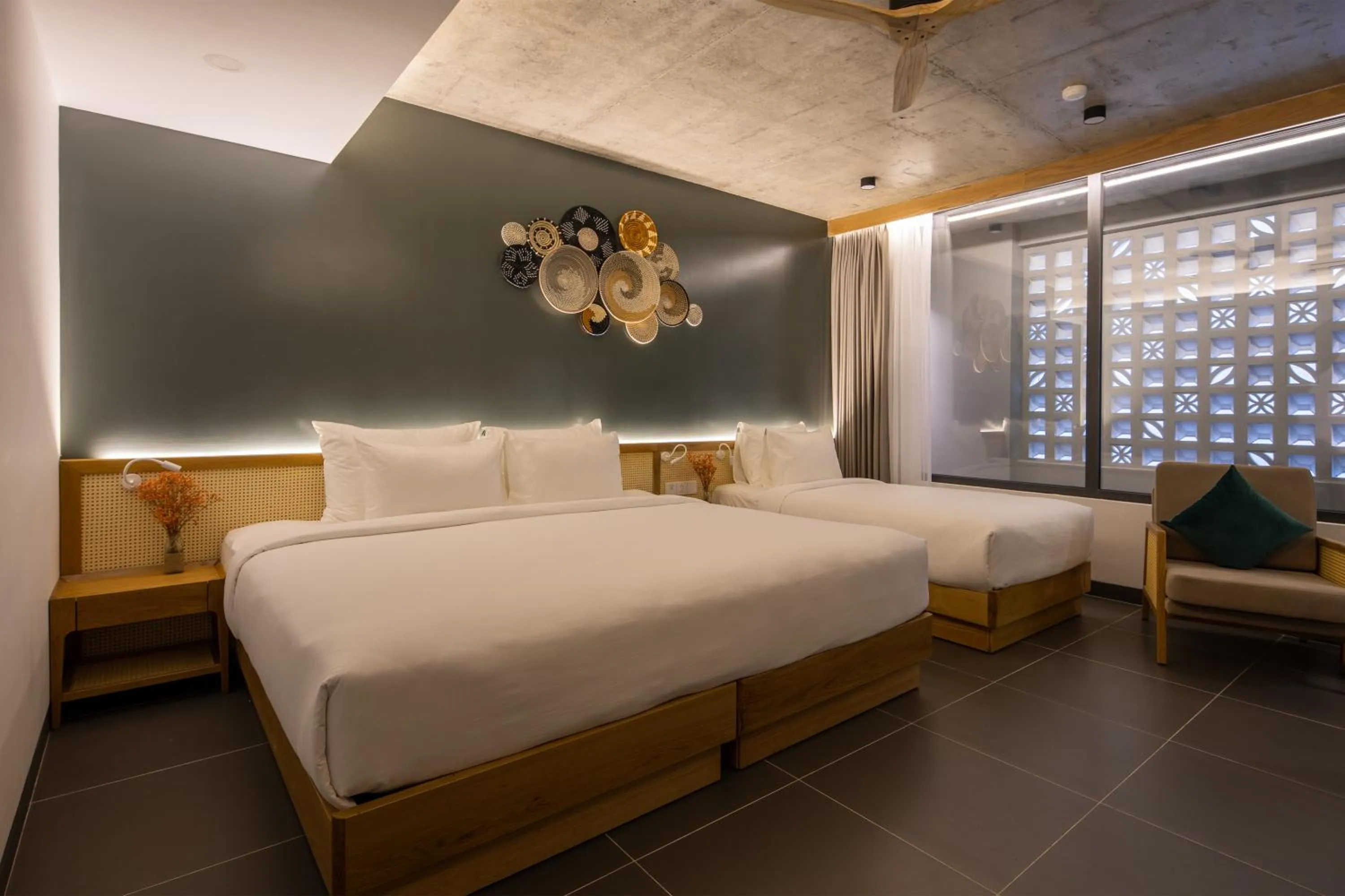 Bed in Leaf Beachfront Hotel Da Nang