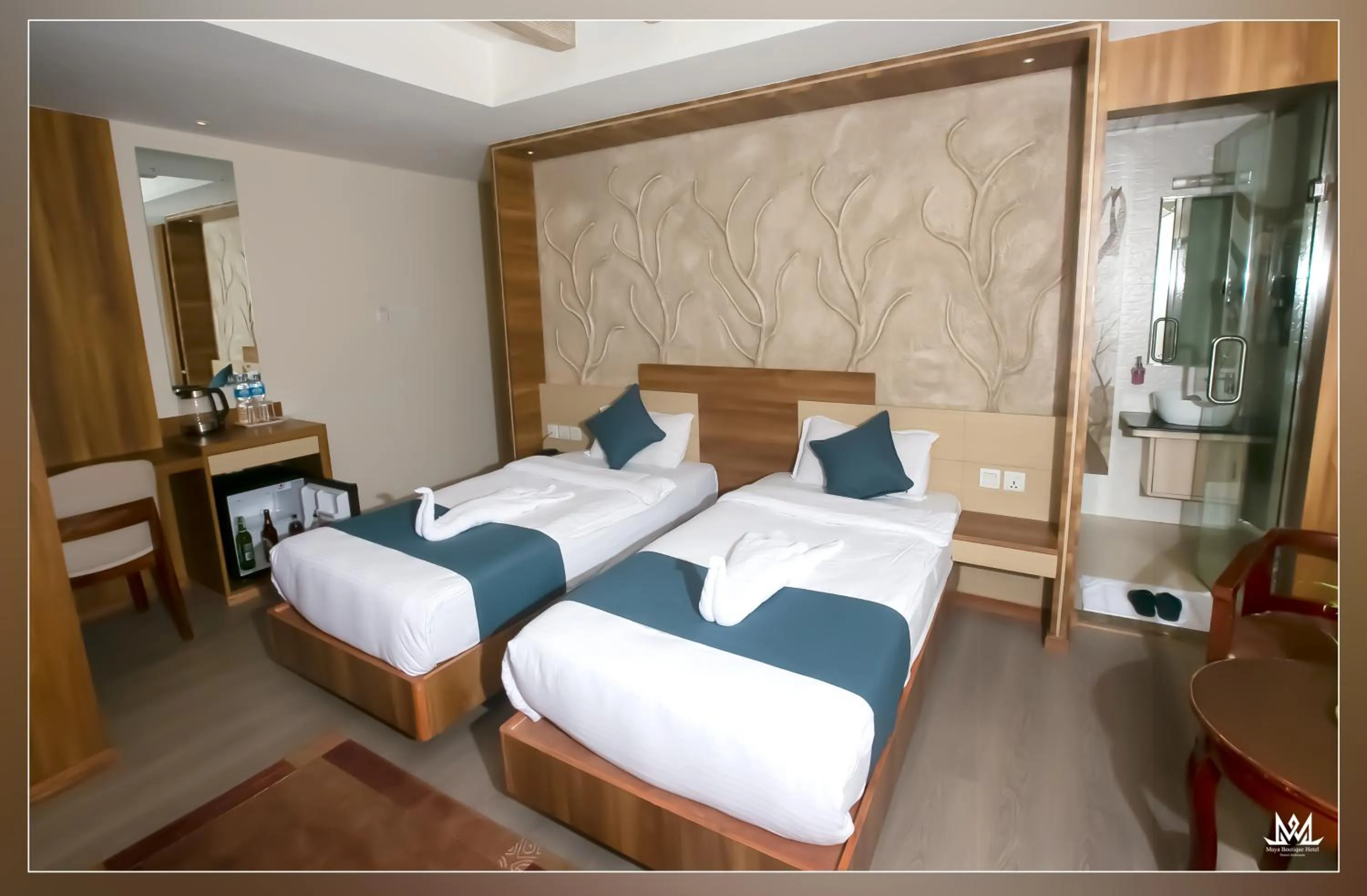 Bed in Maya Boutique Hotel