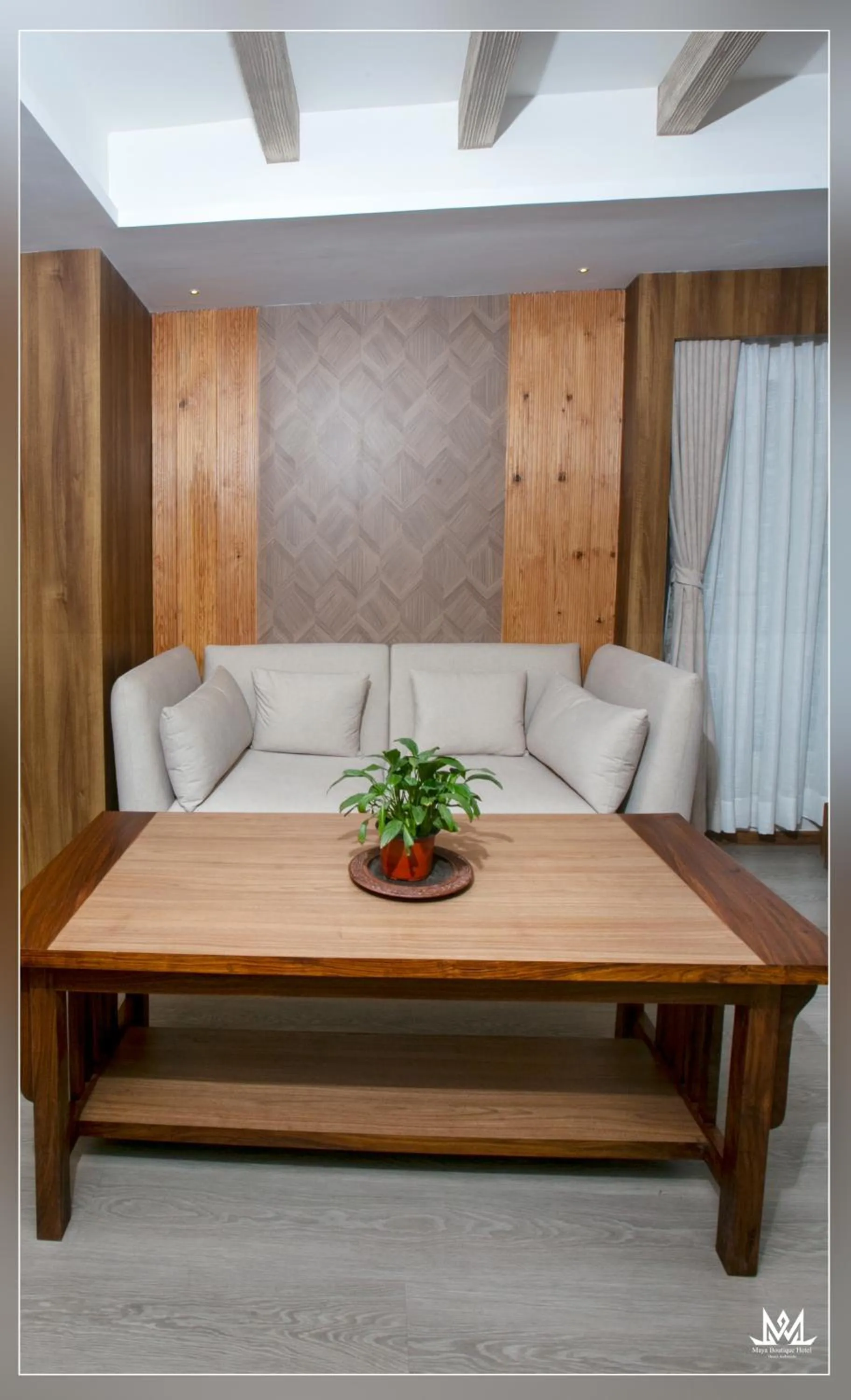 Seating area in Maya Boutique Hotel