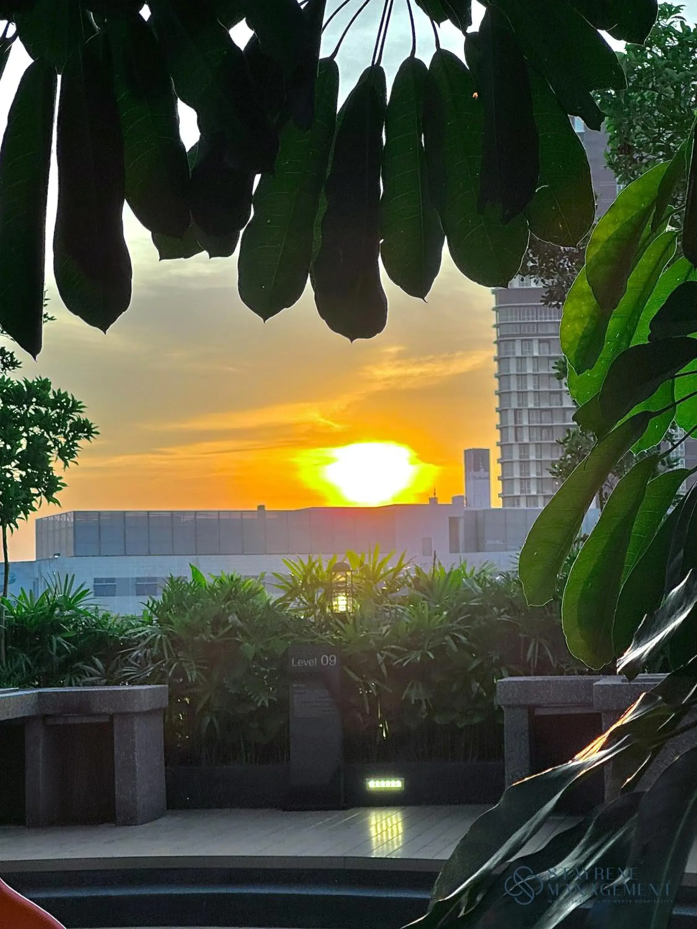 Sunset in The Elysia Suites Sunset in The Elysia Suites