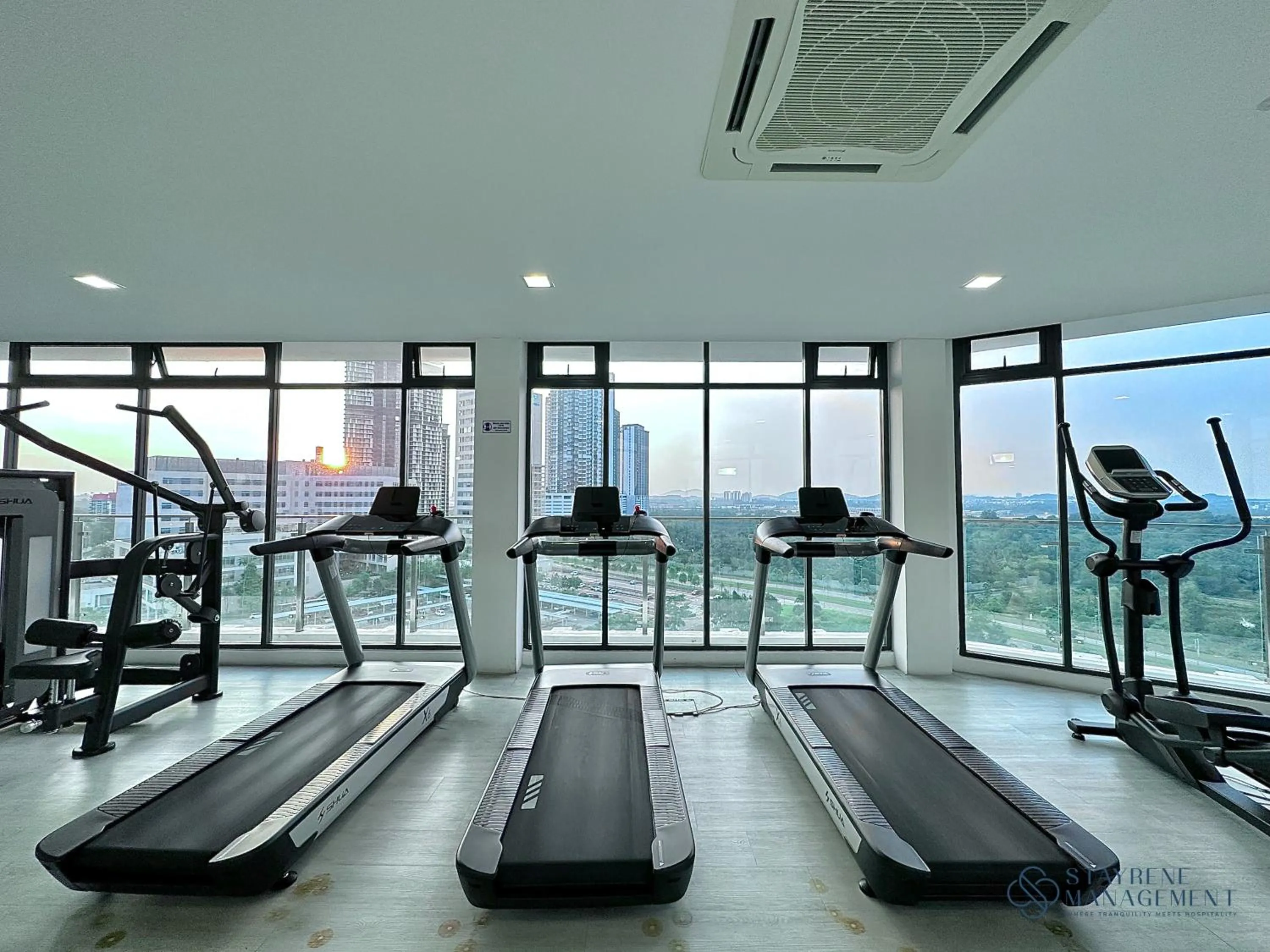 Fitness centre/facilities in The Elysia Suites