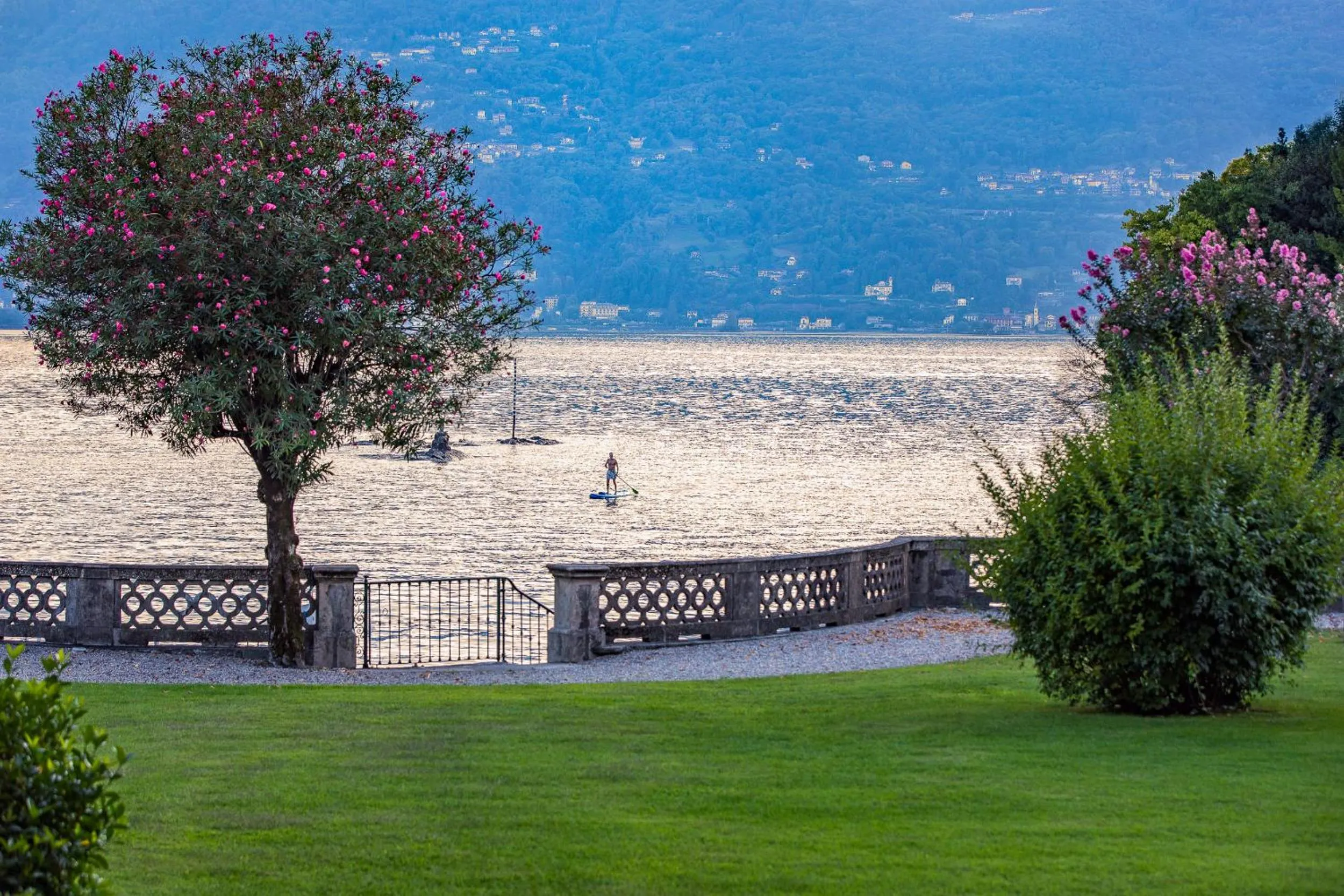 Garden view in Grand Hotel Majestic