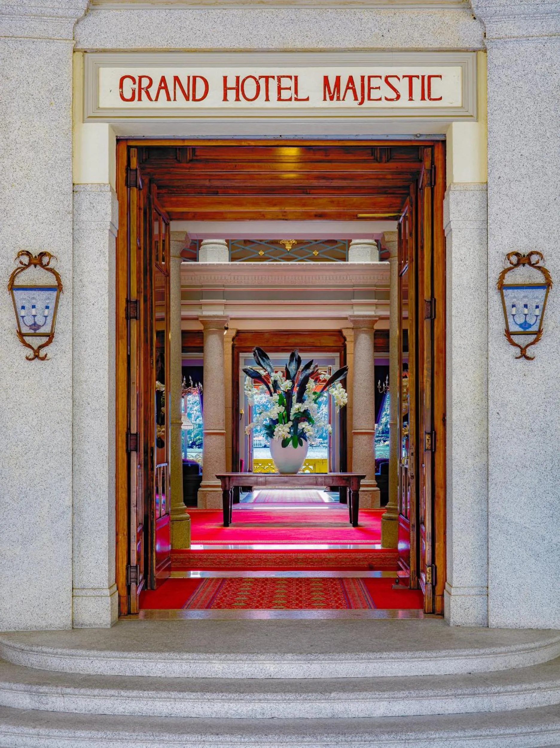 Lobby or reception in Grand Hotel Majestic