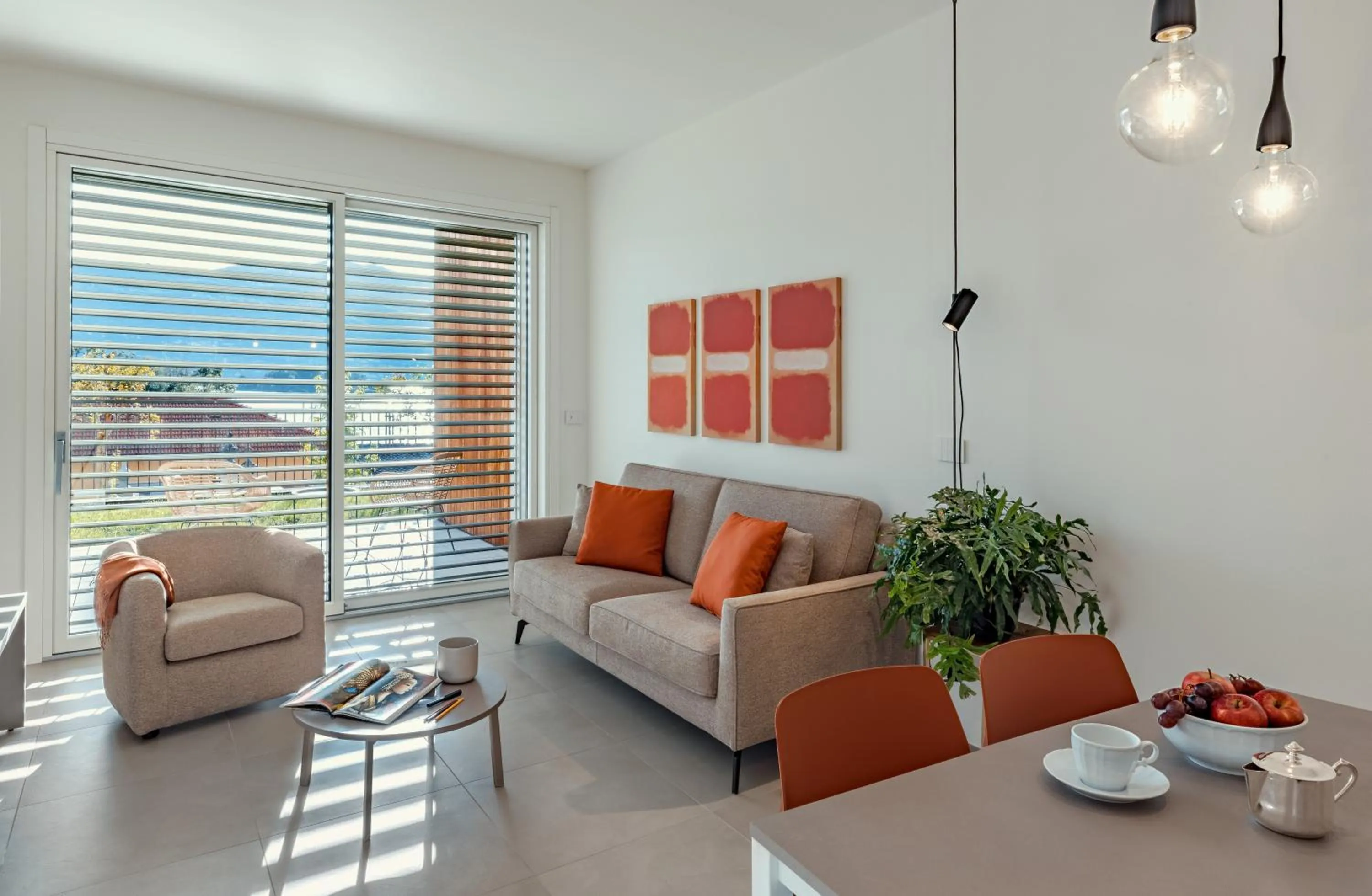 Living room in Grand Hotel Majestic