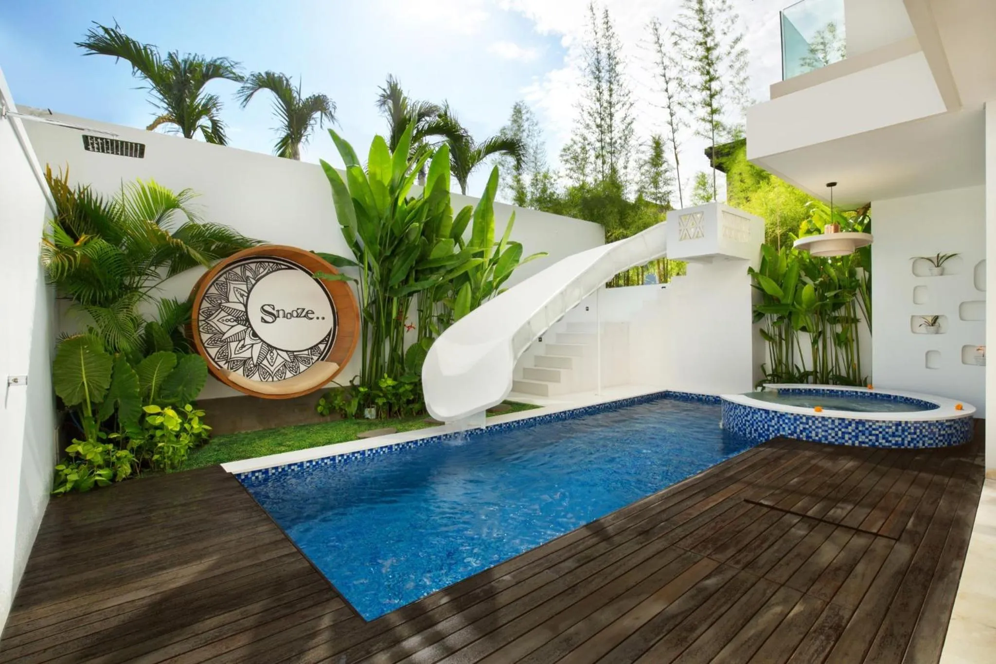 Swimming pool in Eight Palms Villa Seminyak by Ini Vie Hospitality