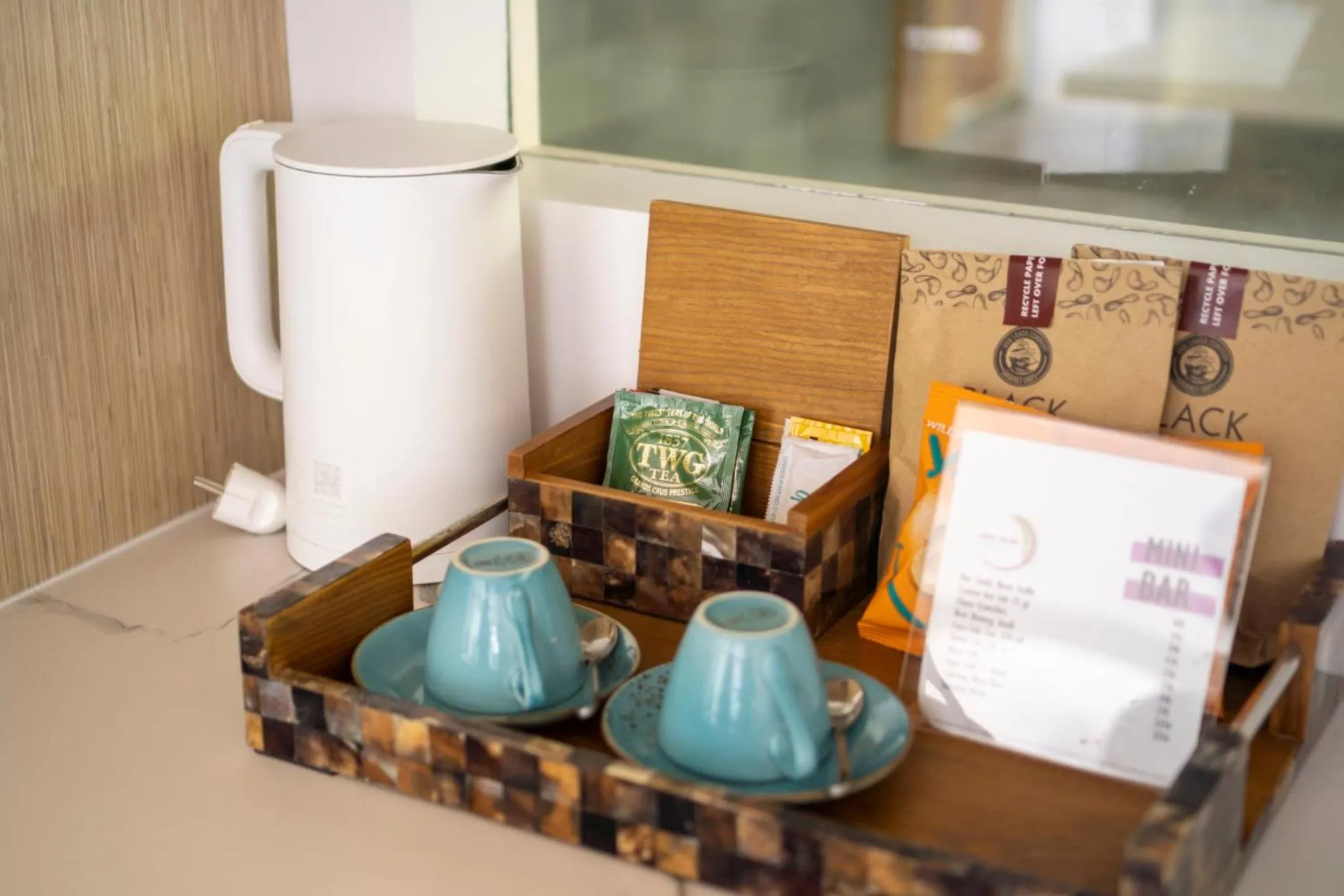 Coffee/tea facilities in Eight Palms Villa Seminyak by Ini Vie Hospitality