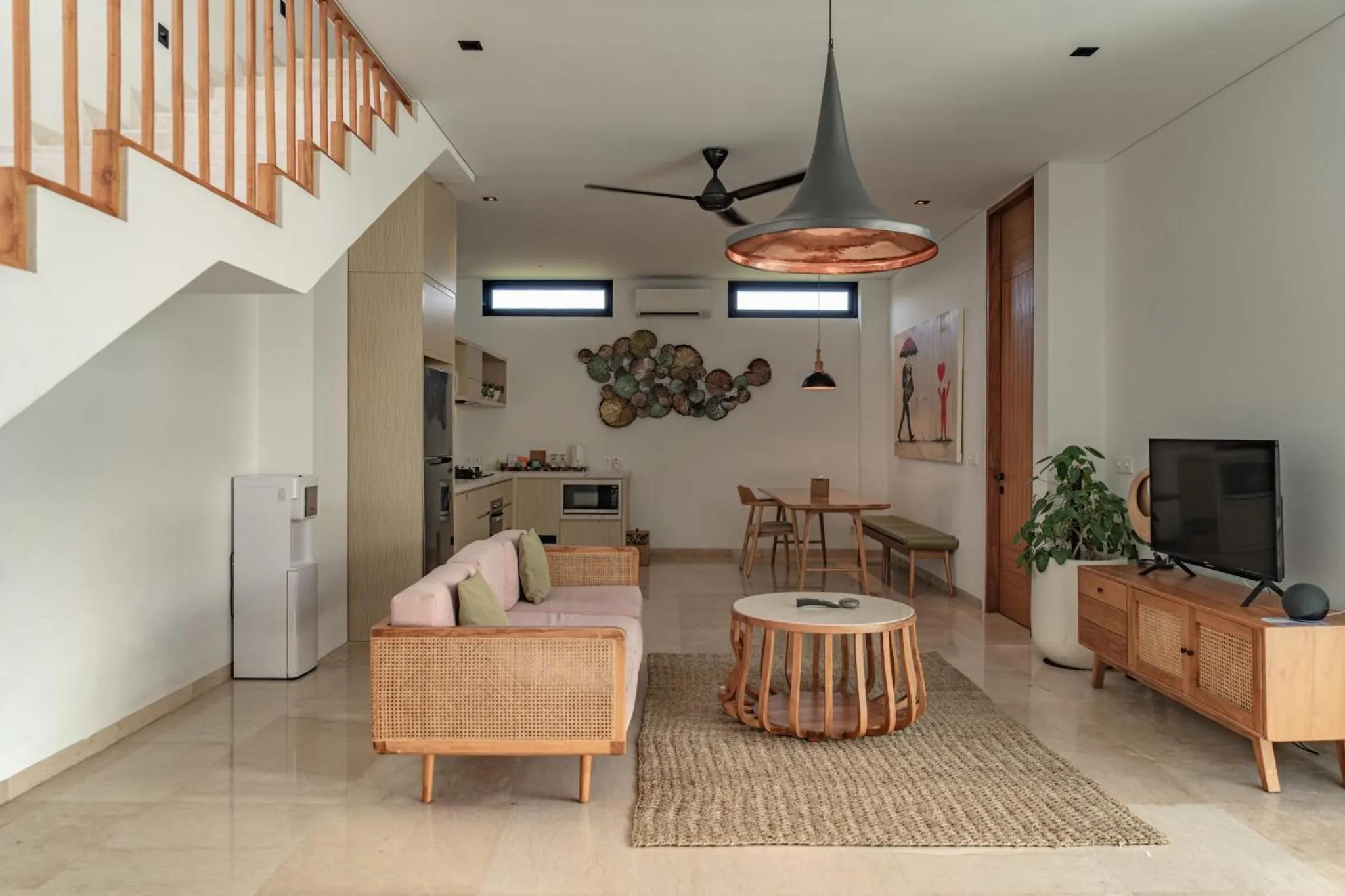 Living room in Eight Palms Villa Seminyak by Ini Vie Hospitality