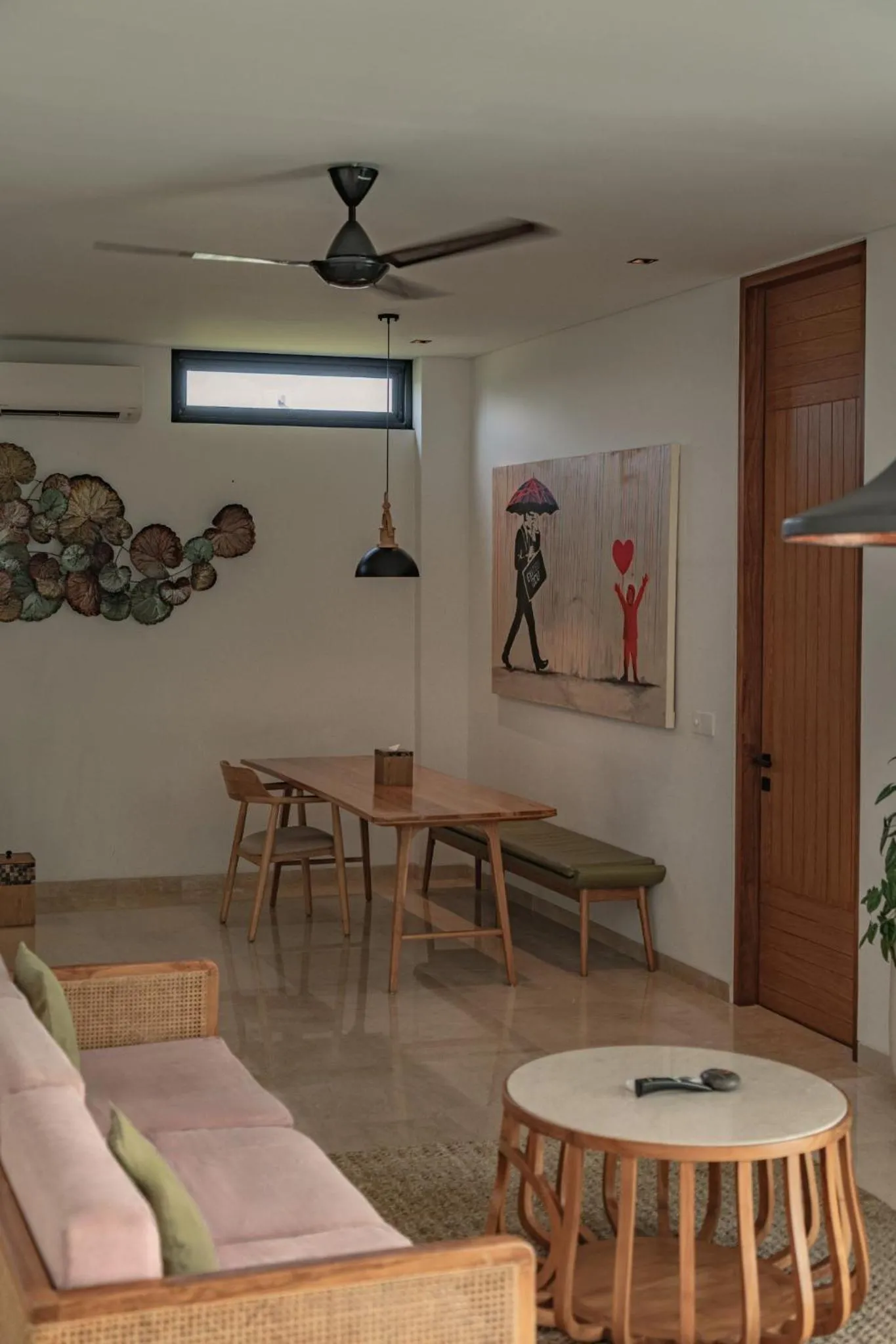 Living room in Eight Palms Villa Seminyak by Ini Vie Hospitality