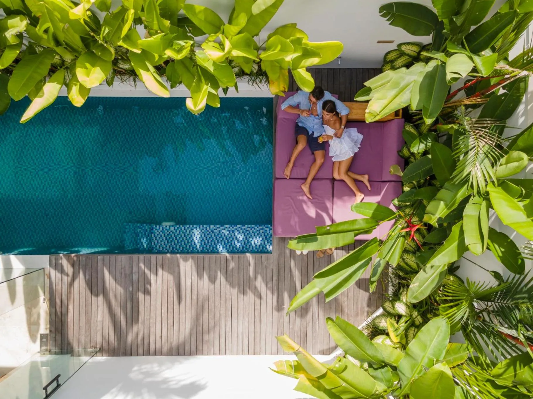 Swimming pool in Eight Palms Villa Seminyak by Ini Vie Hospitality