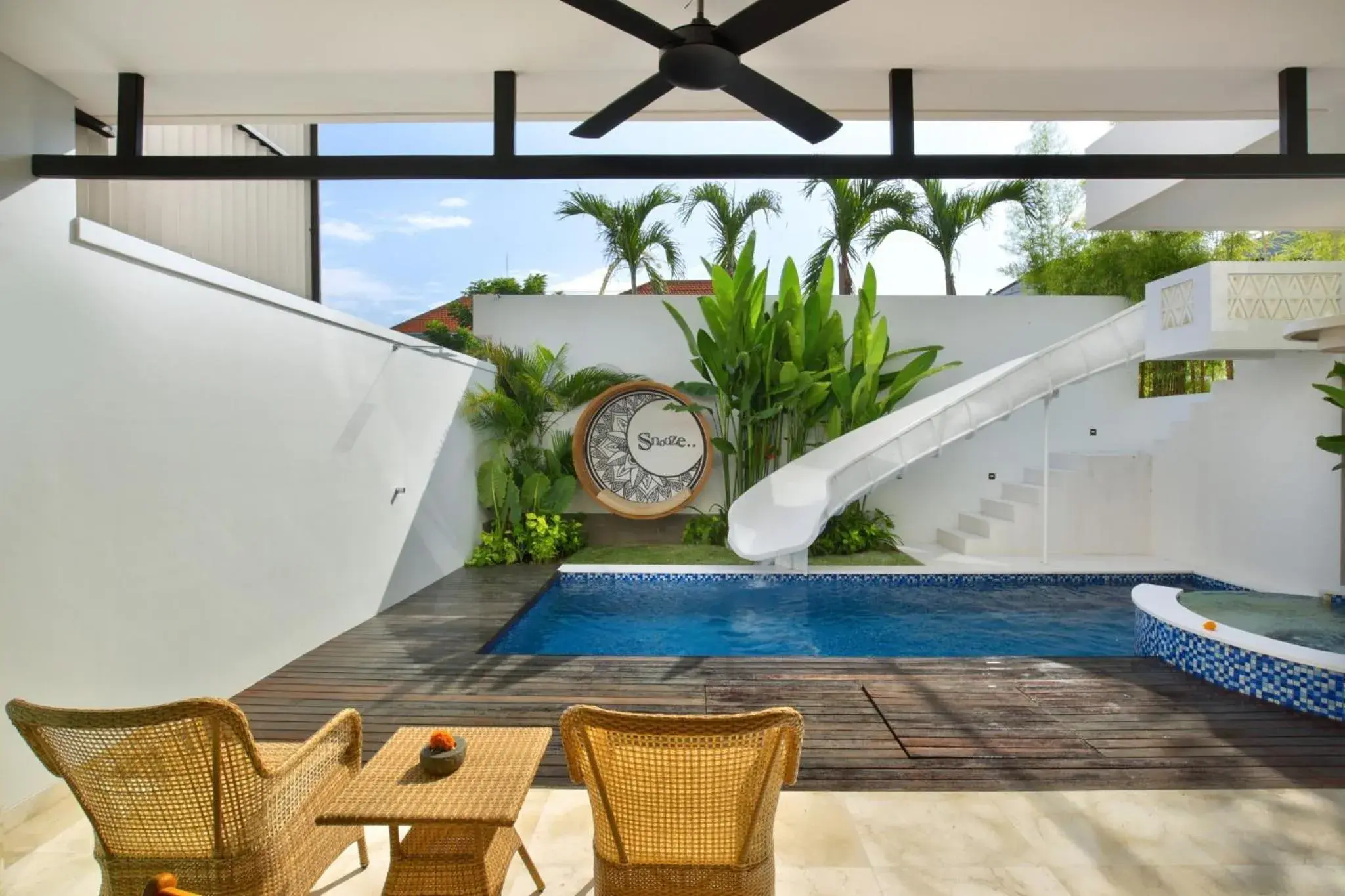 Swimming pool in Eight Palms Villa Seminyak by Ini Vie Hospitality Swimming pool in Eight Palms Villa Seminyak by Ini Vie Hospitality