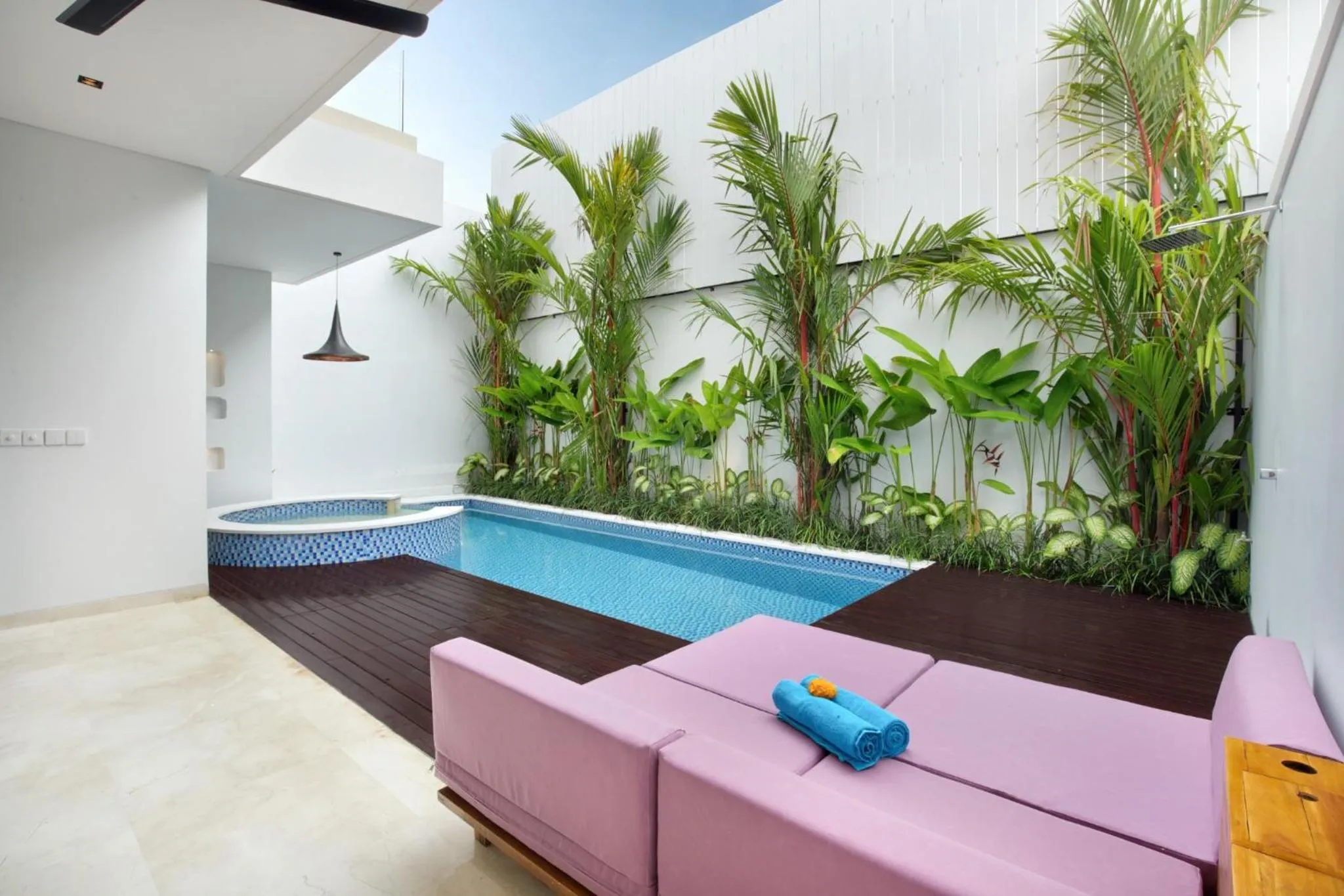 Balcony/Terrace in Eight Palms Villa Seminyak by Ini Vie Hospitality