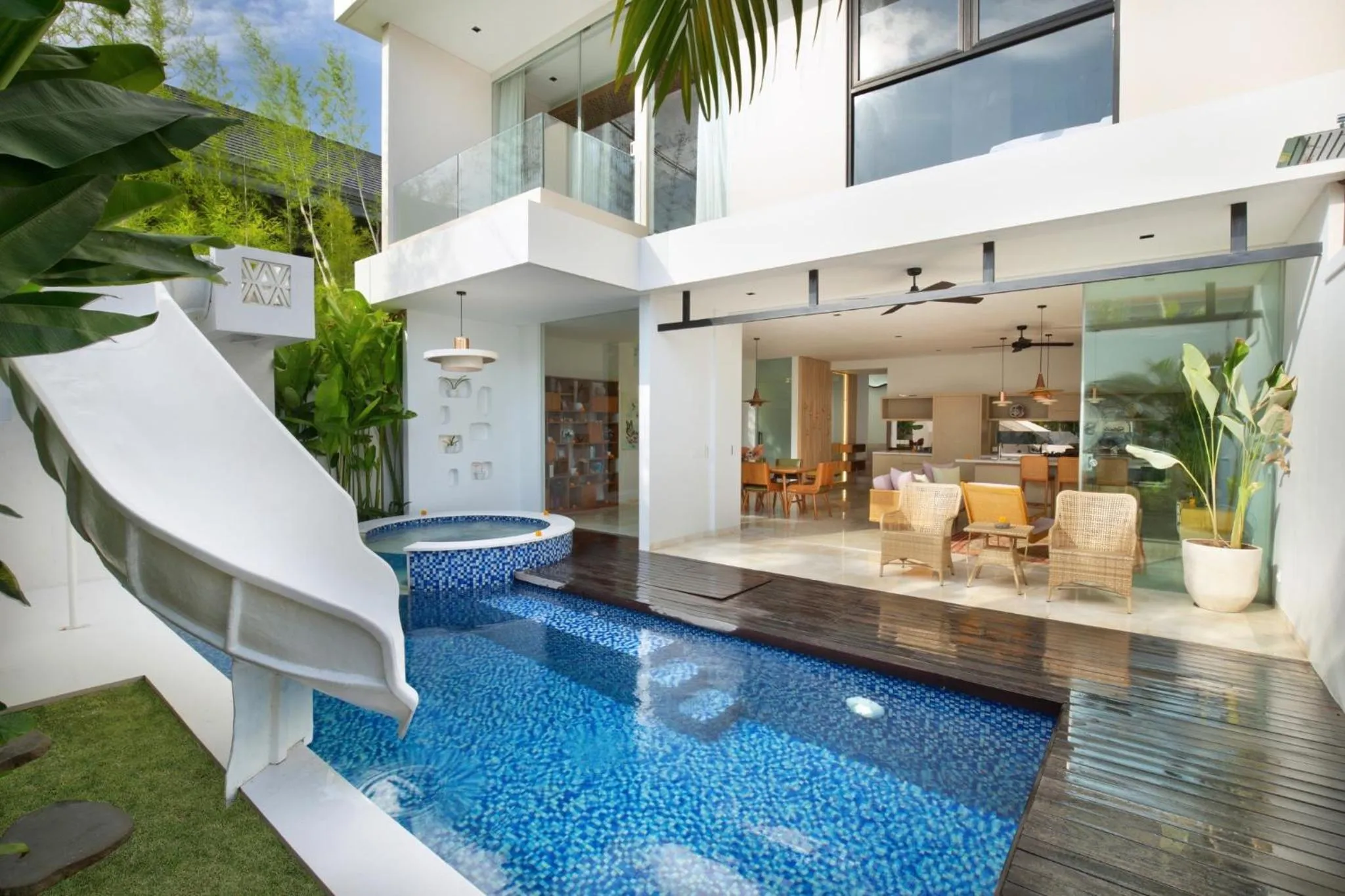 Swimming pool in Eight Palms Villa Seminyak by Ini Vie Hospitality