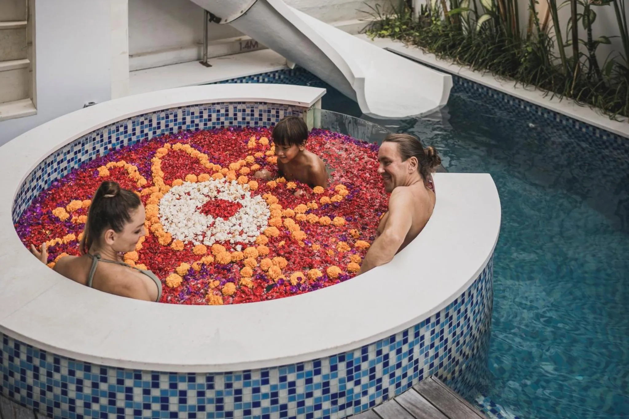 Swimming pool in Eight Palms Villa Seminyak by Ini Vie Hospitality