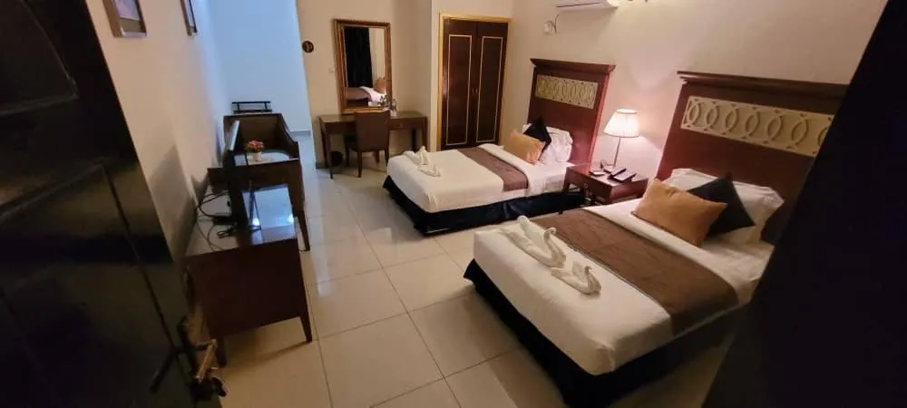 Bed in Ras Dika Hotel