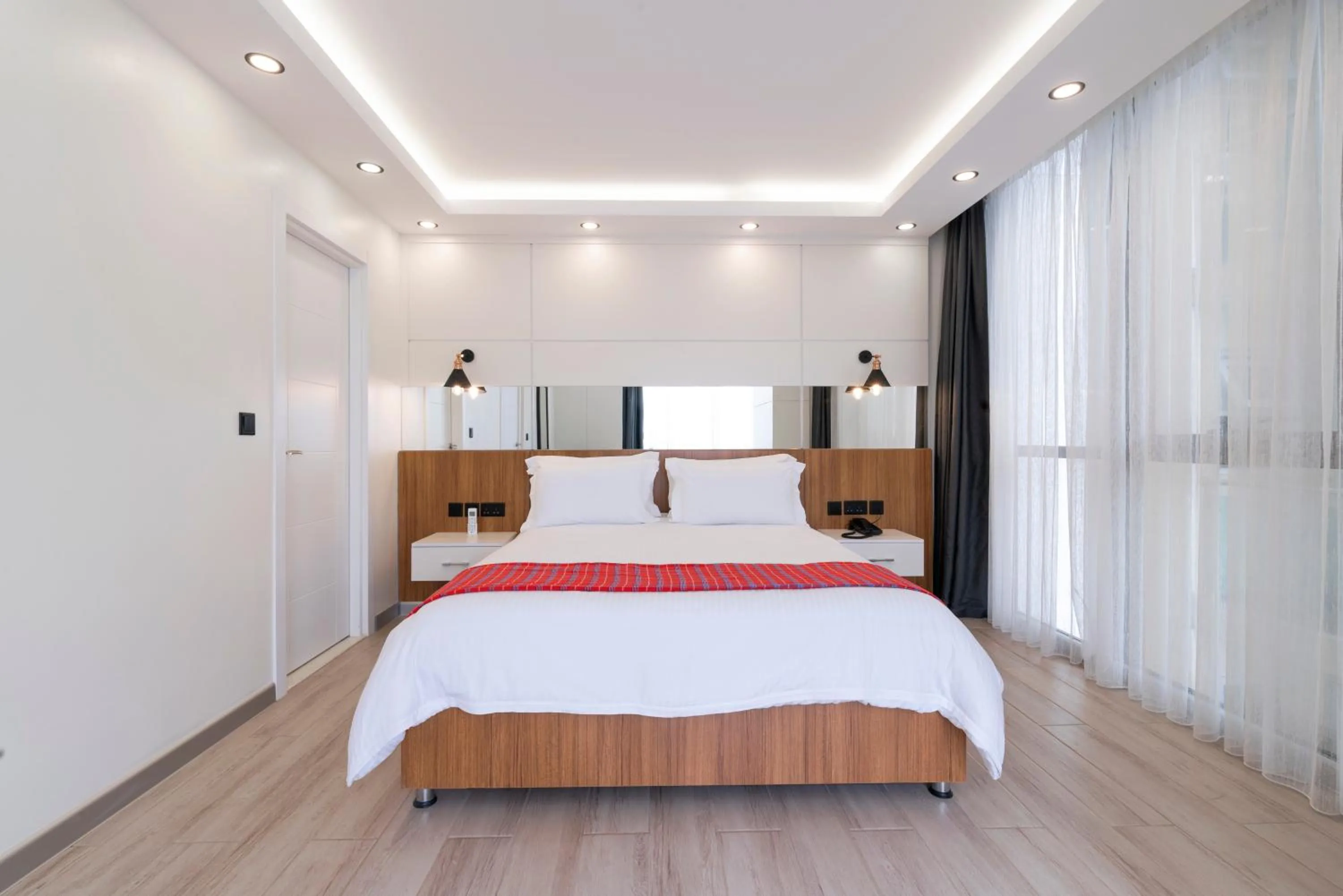 Bedroom, Bed in MAA Hotel and Suites - Hurlingham, Nairobi