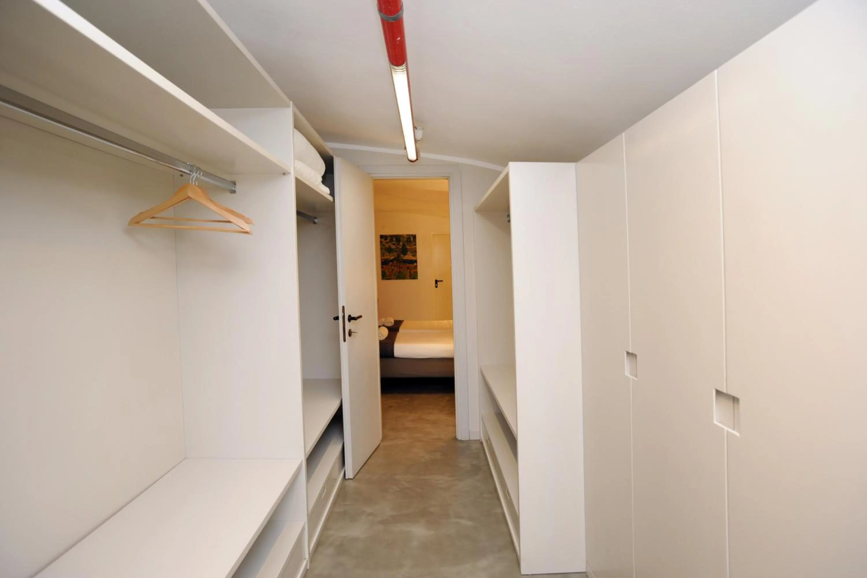 wardrobe, Bed in Sarpi Apartment