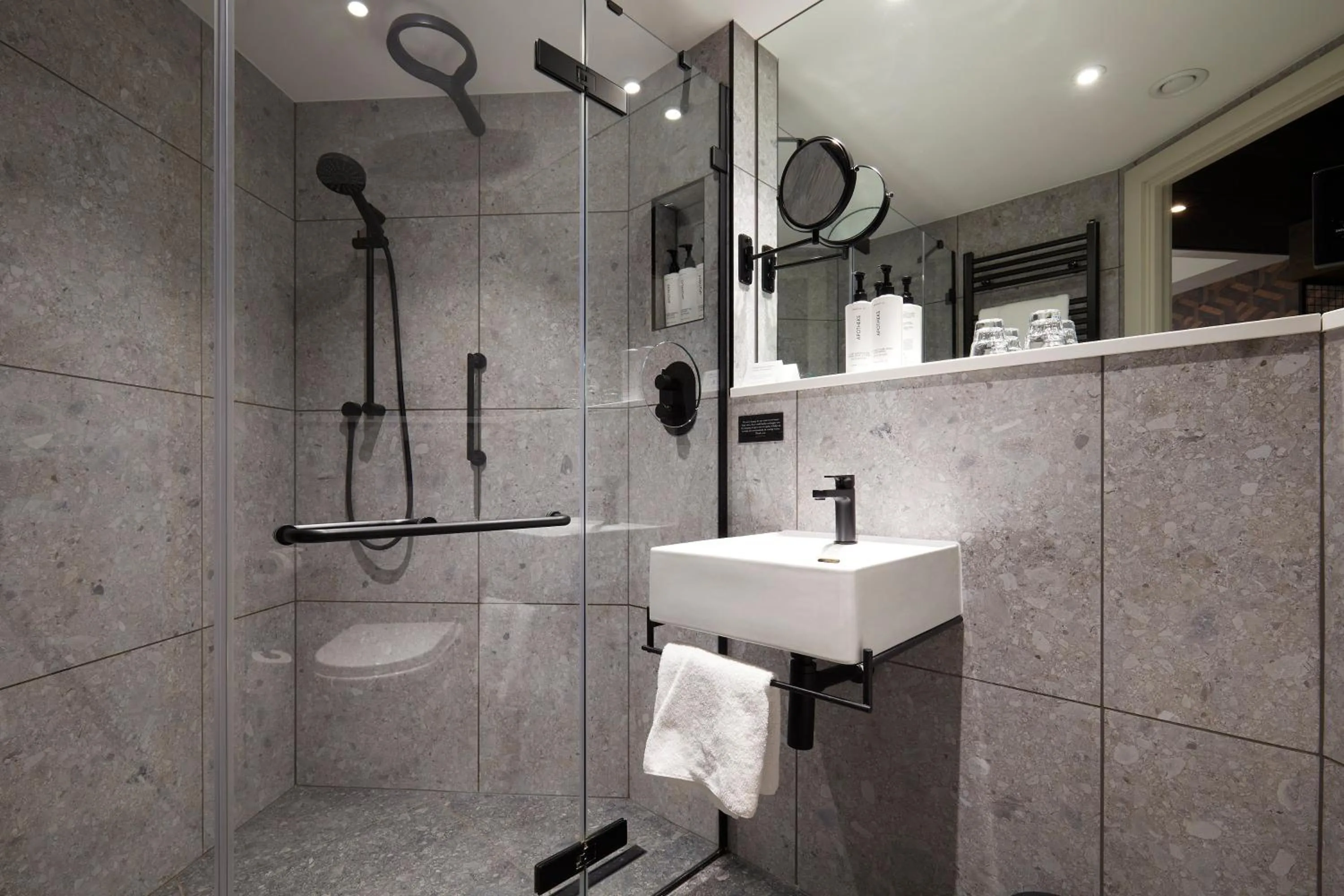 Bathroom in voco Leicester by IHG