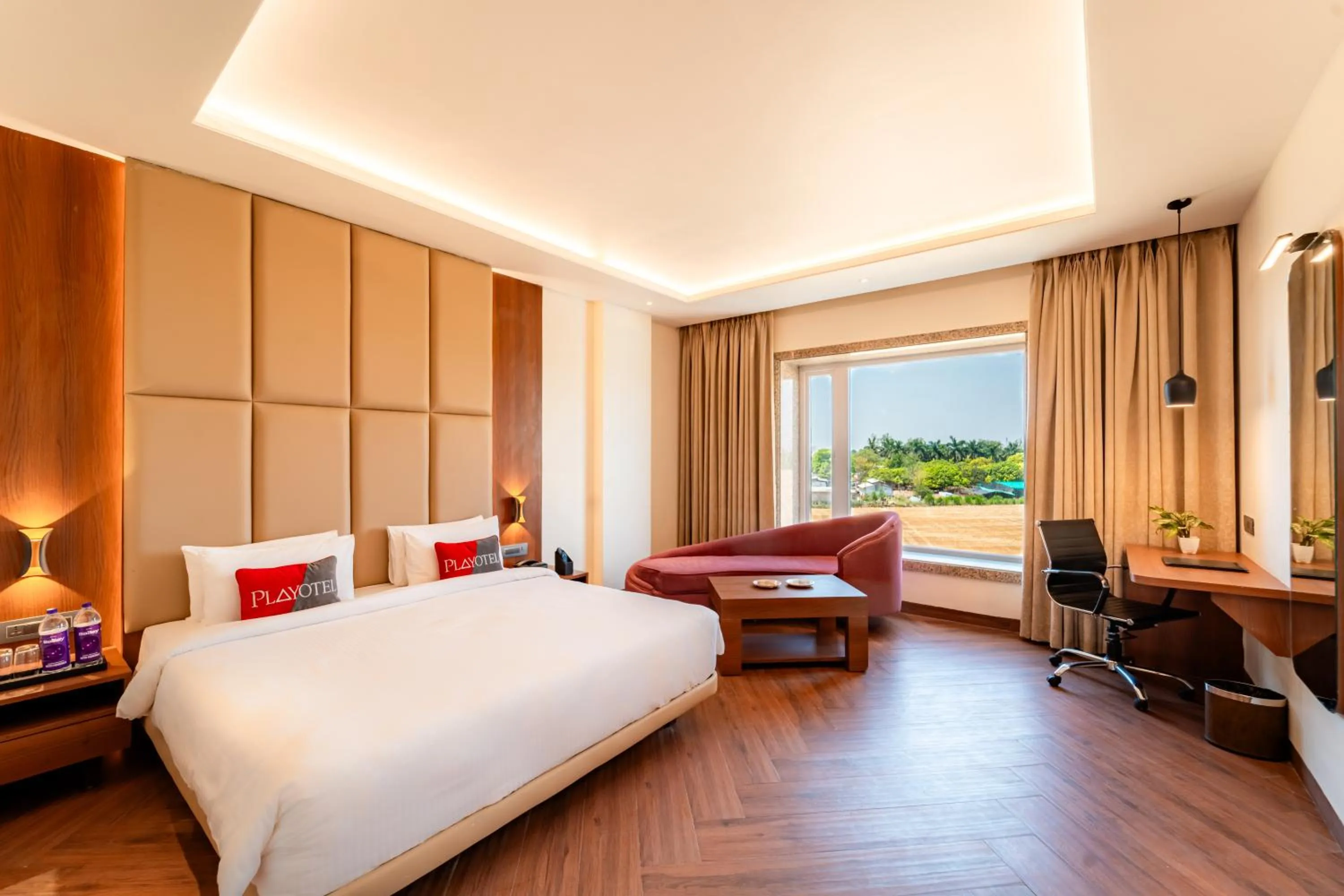 Living room, Bed in Playotel Resort Bhopal