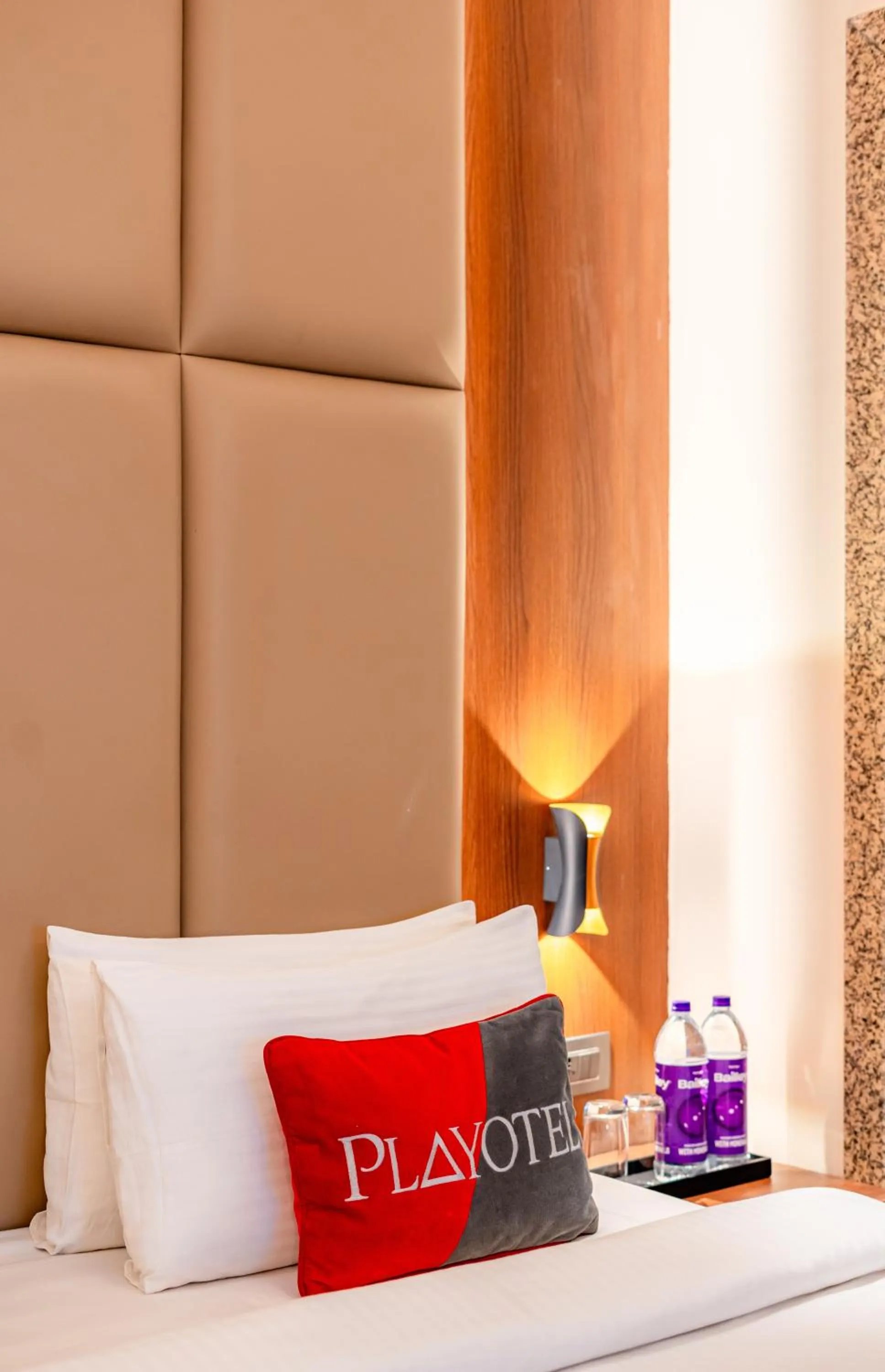 Bed in Playotel Resort Bhopal