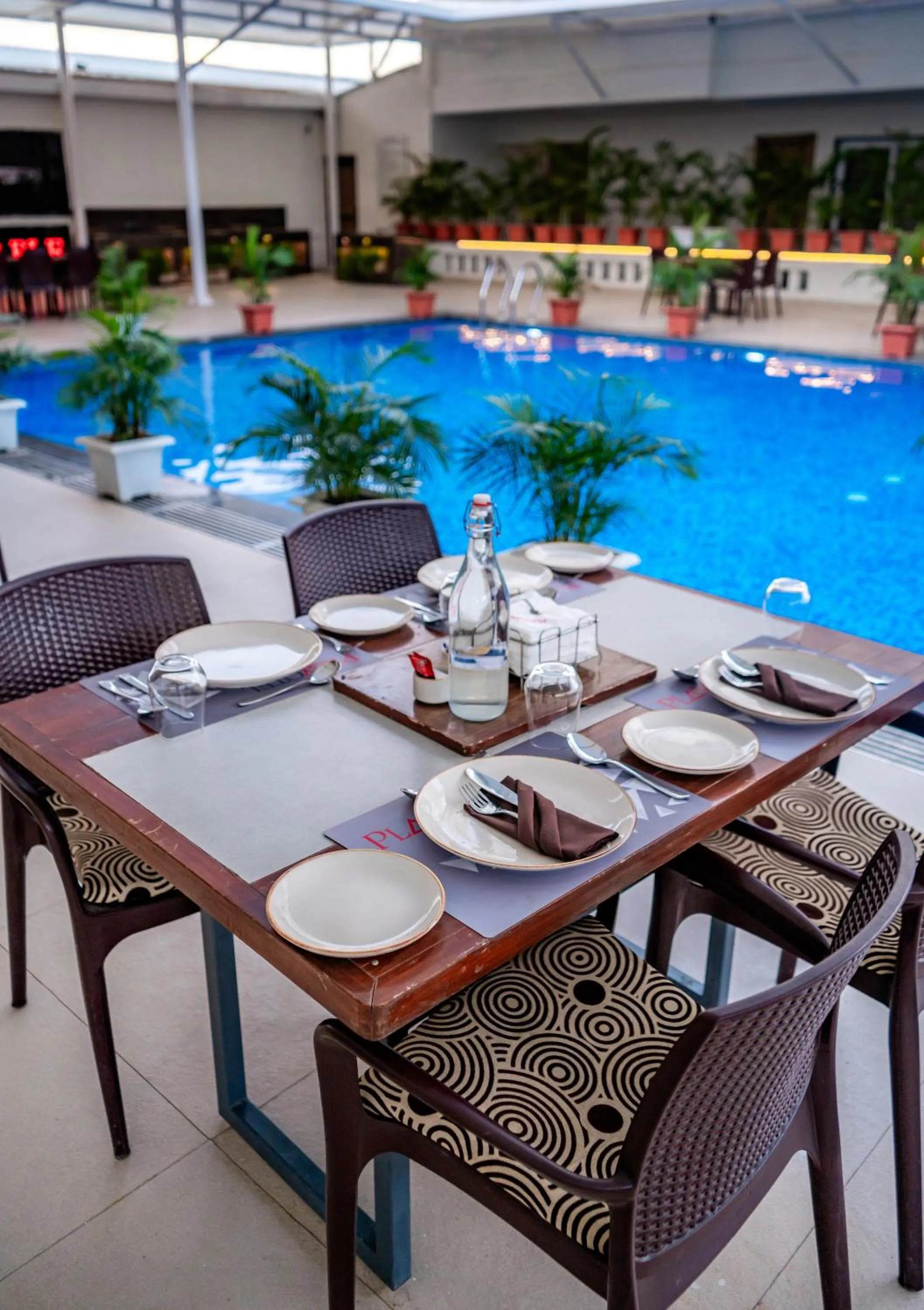 Pool view in Playotel Resort Bhopal