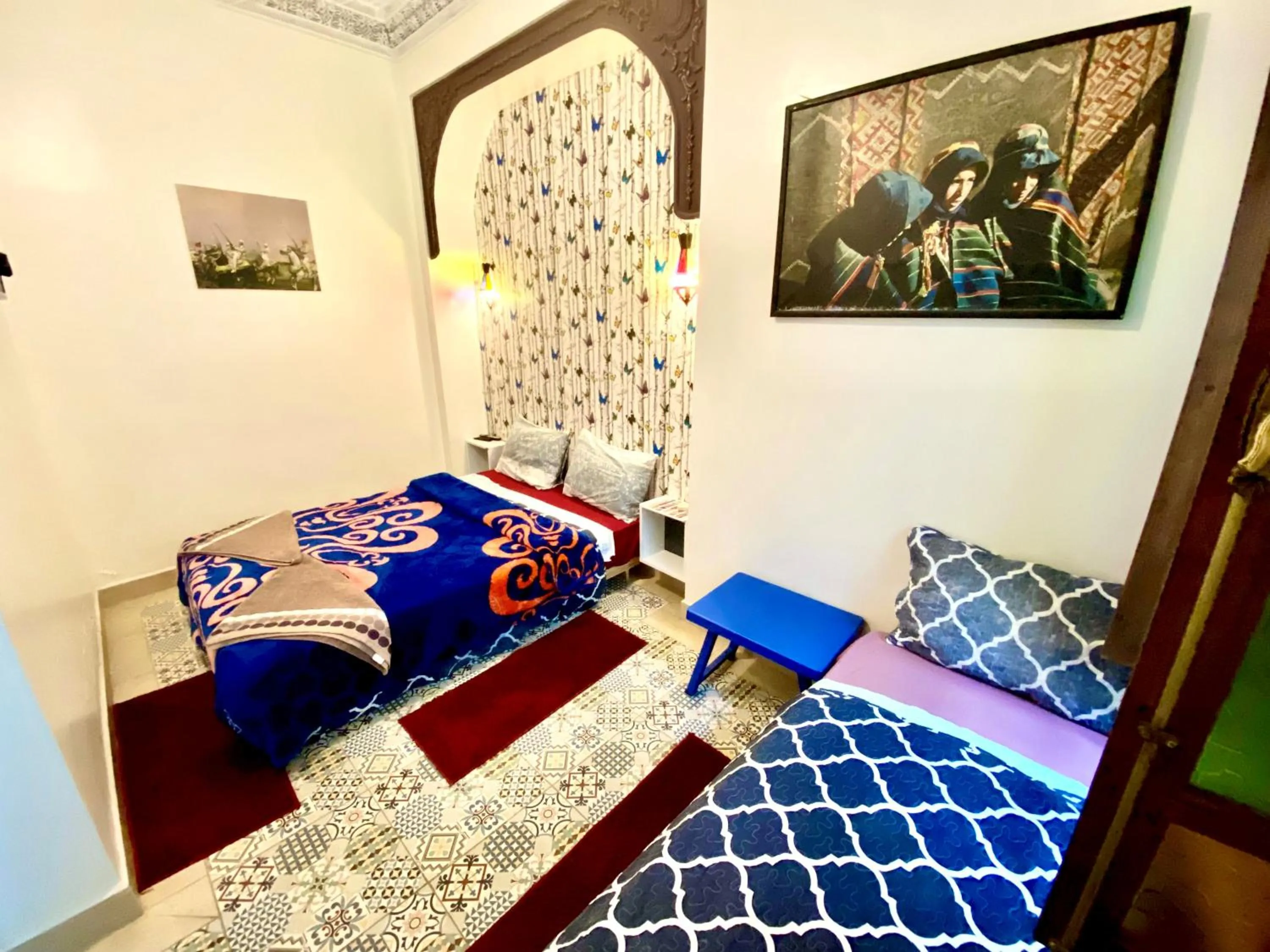 Bedroom, Bed in Riad Nouhal