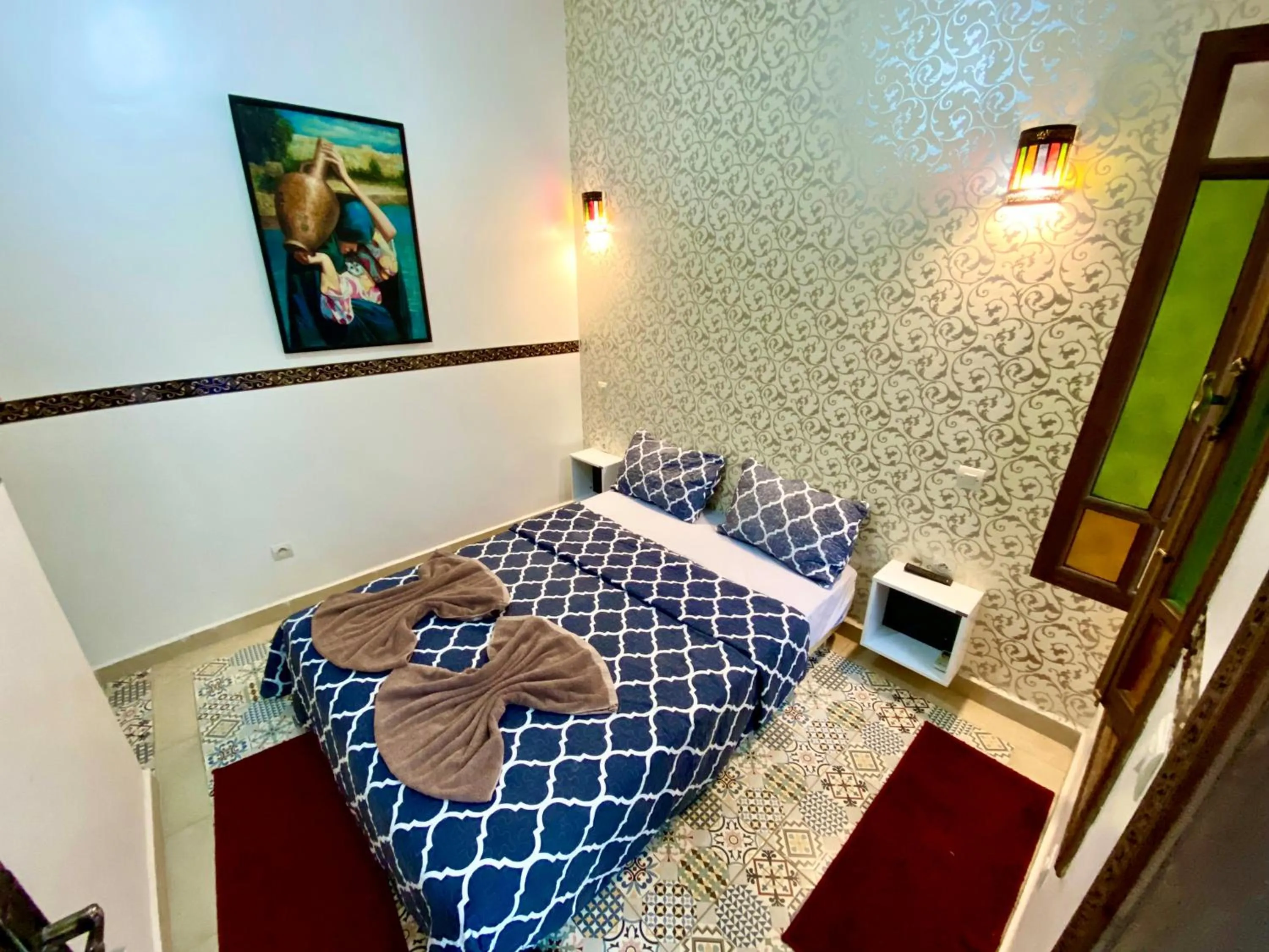 Bedroom, Bed in Riad Nouhal