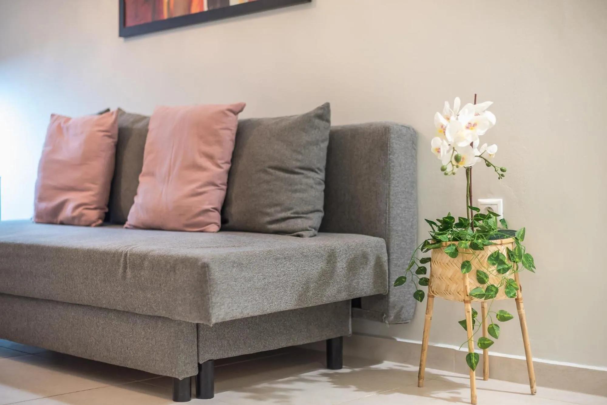 Living room in Erythros Boutique Suite By Cloudkeys