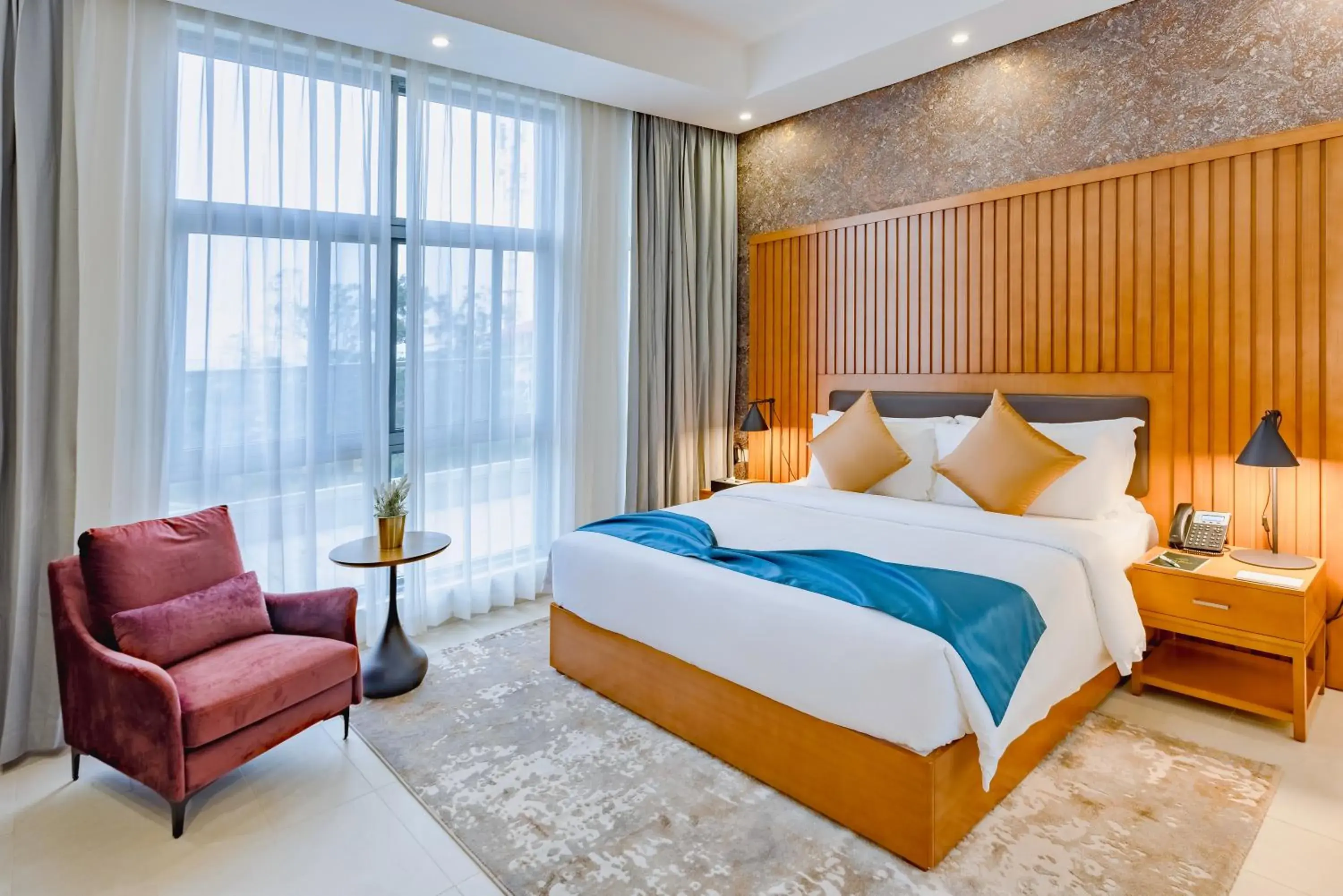 View (from property/room), Bed in Alisa Hotel Tema View (from property/room), Bed in Alisa Hotel Tema