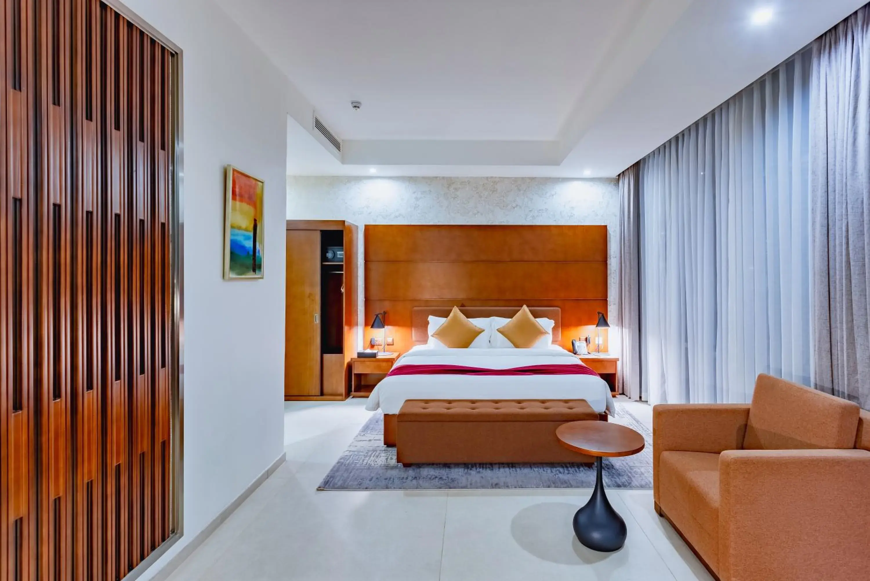 Bed in Alisa Hotel Tema Bed in Alisa Hotel Tema