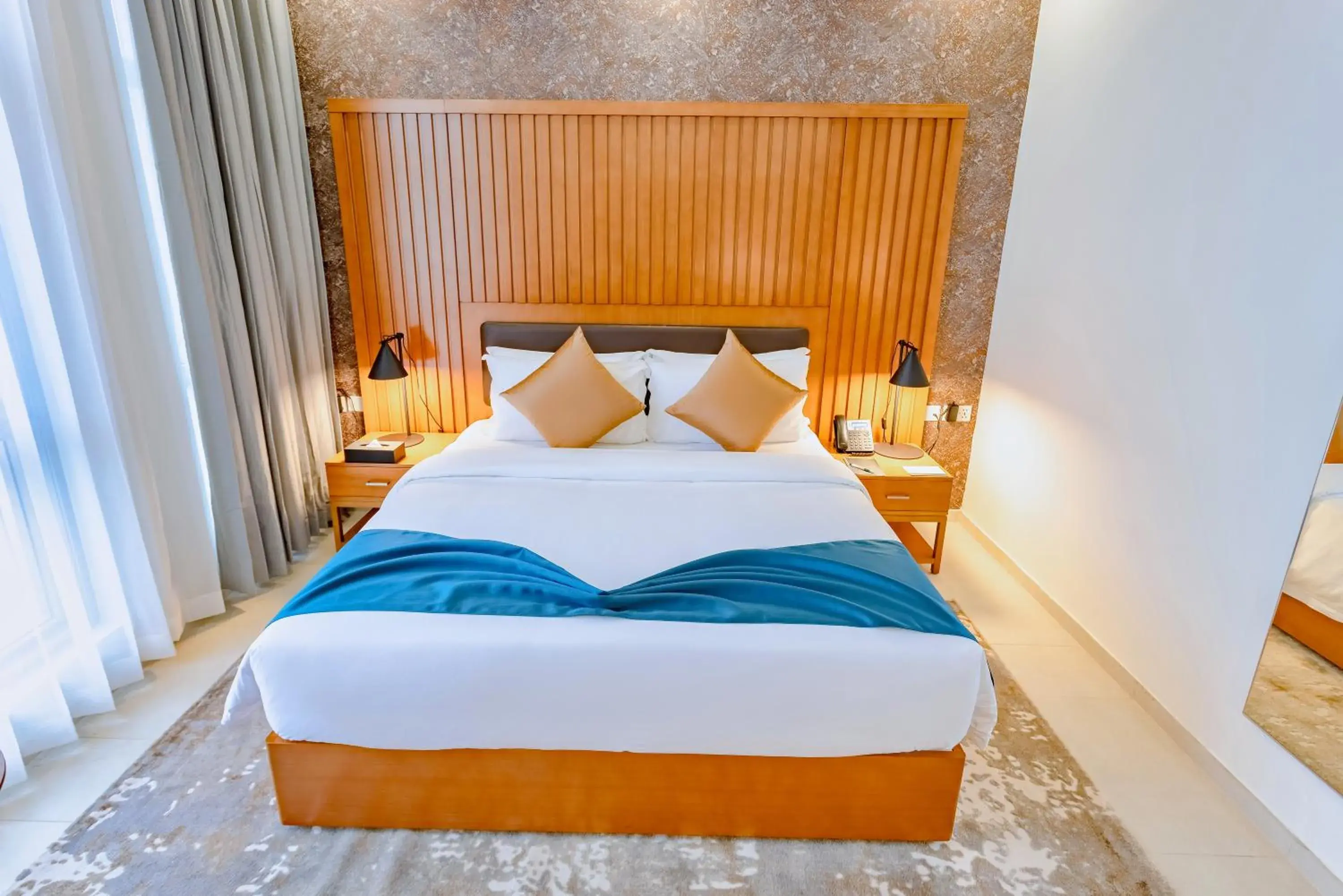 Bed in Alisa Hotel Tema Bed in Alisa Hotel Tema