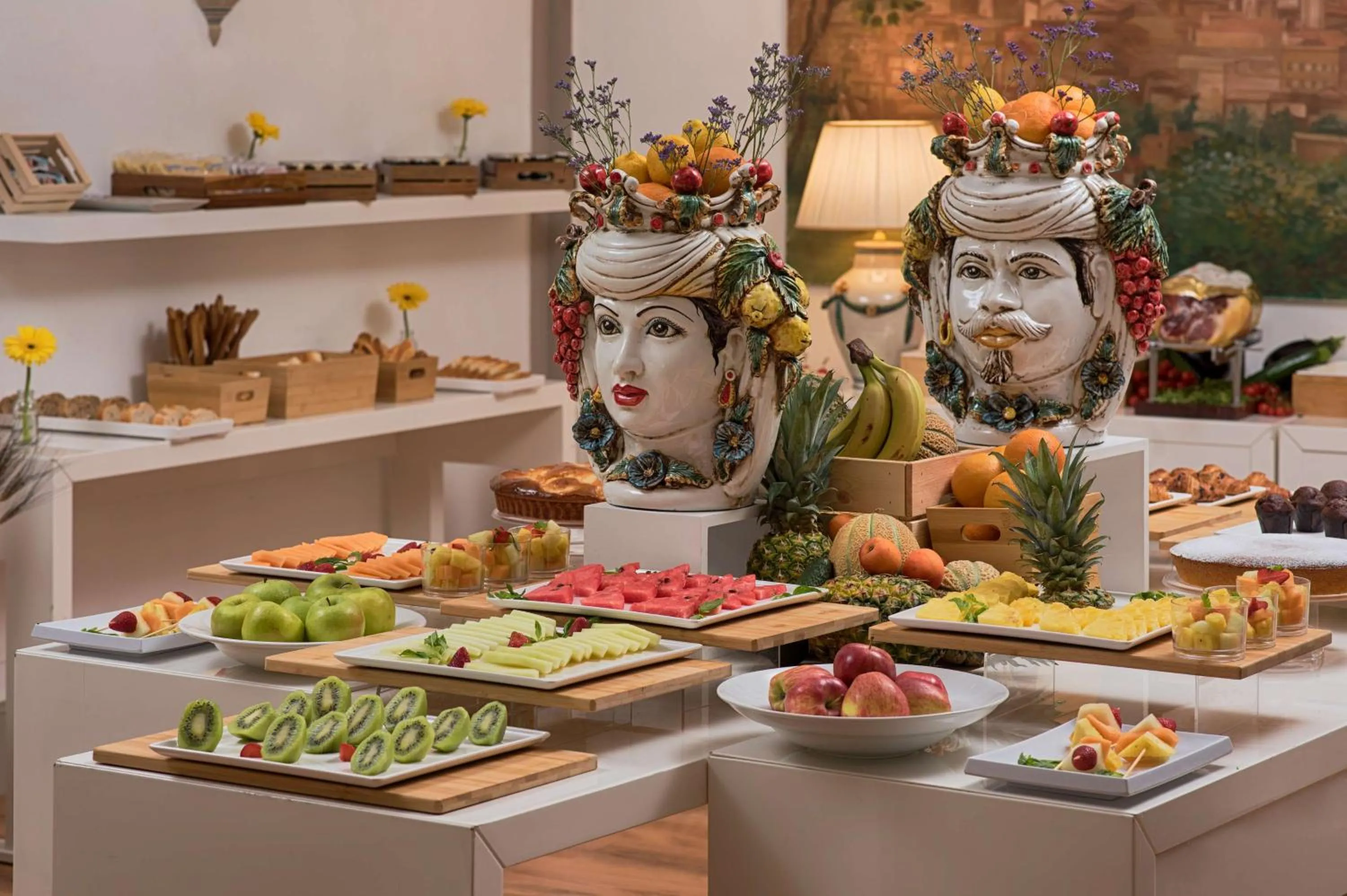 Breakfast in NH Caltagirone Villa San Mauro