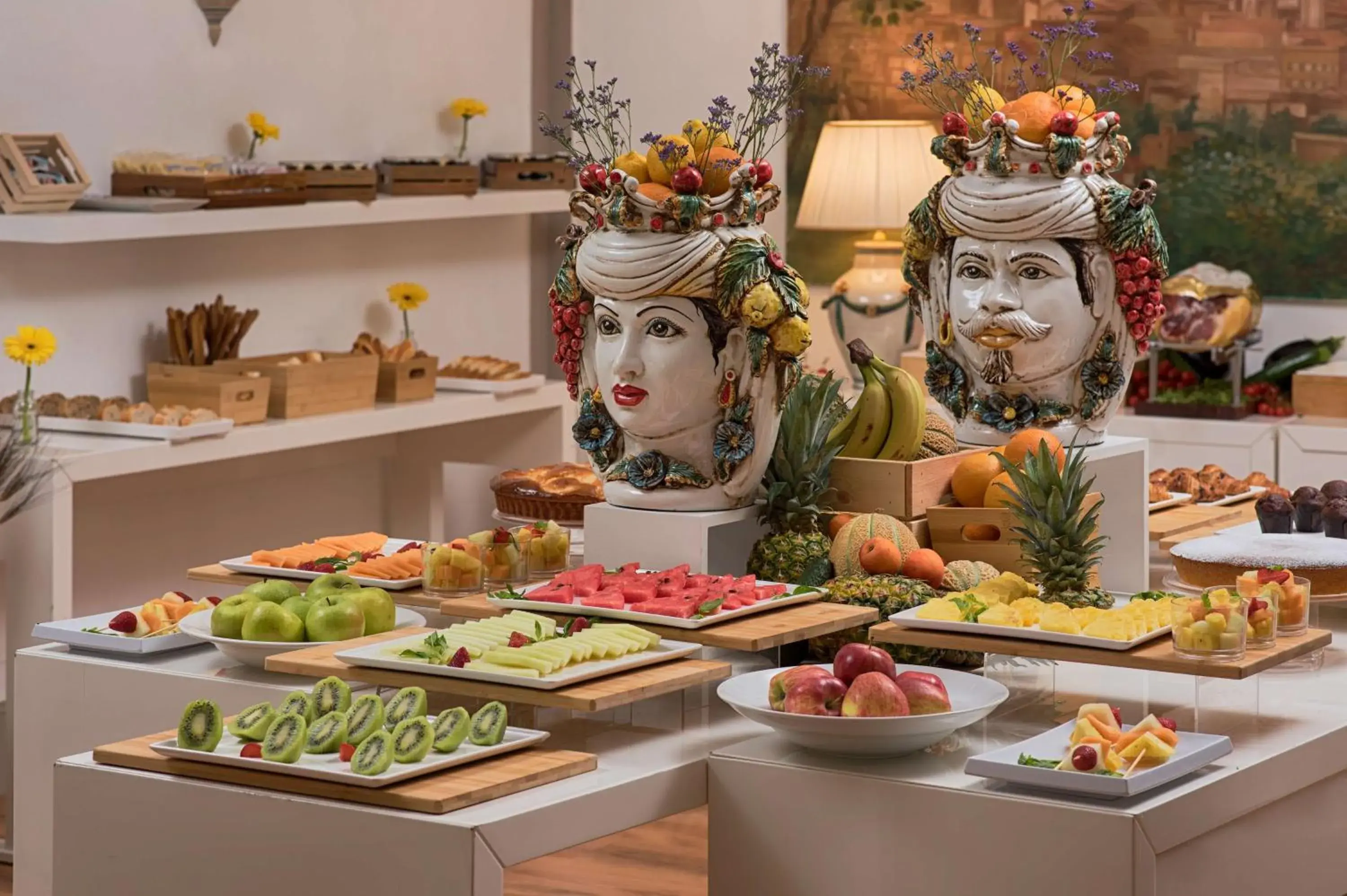 Breakfast in NH Caltagirone Villa San Mauro Breakfast in NH Caltagirone Villa San Mauro