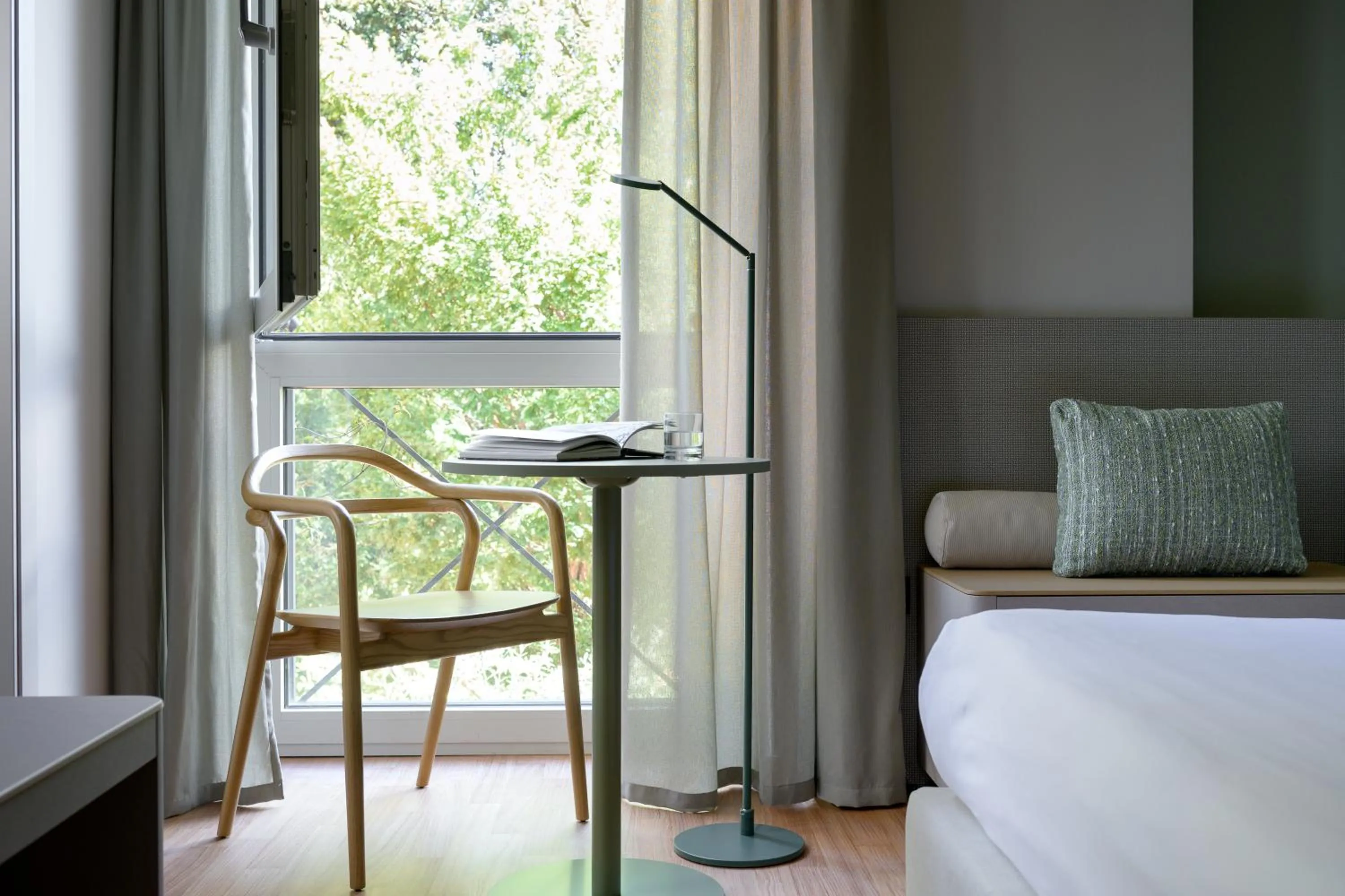 View (from property/room), Bed in Hotel Ilaria