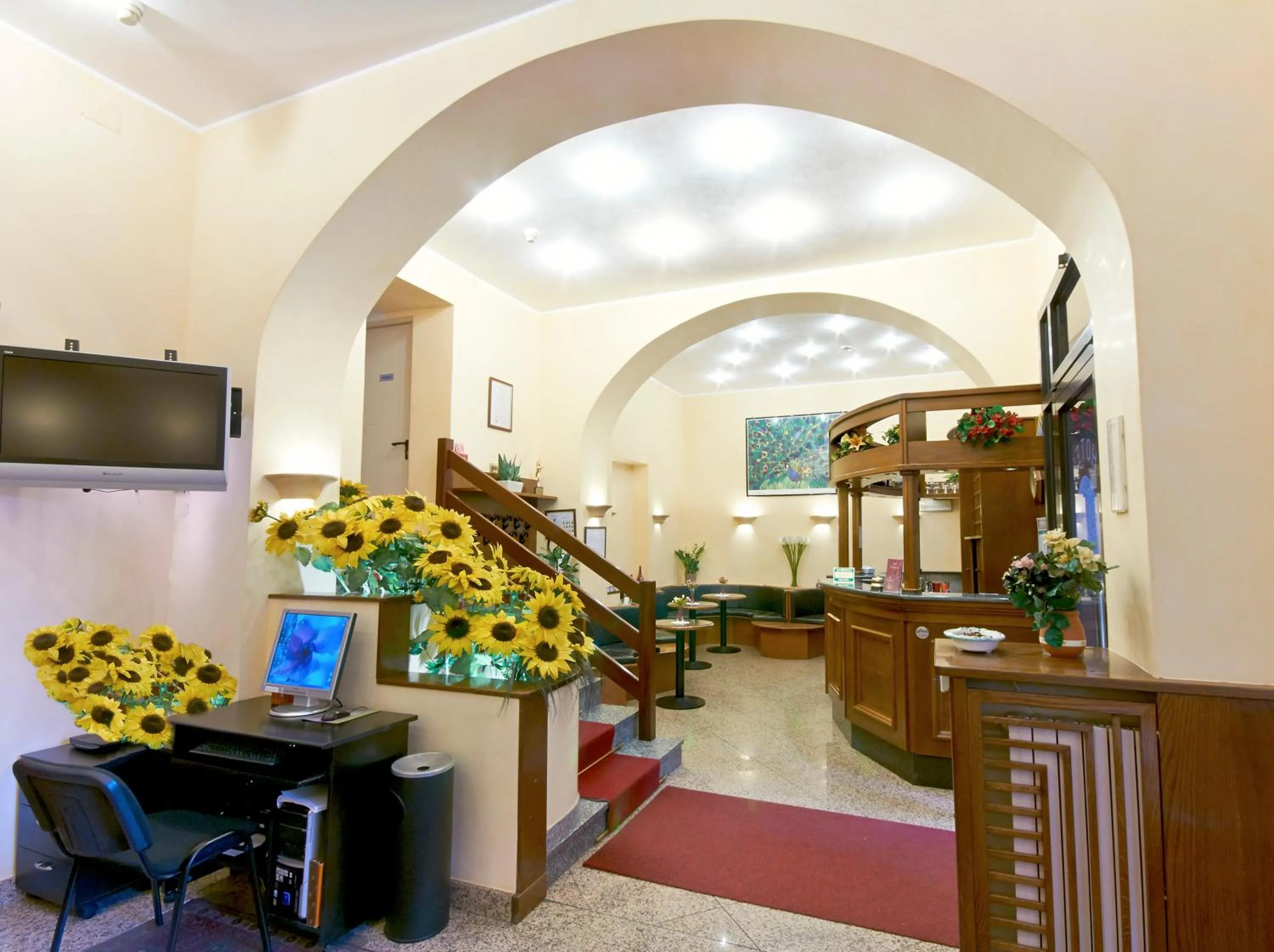 Lobby or reception in Hotel Pavone