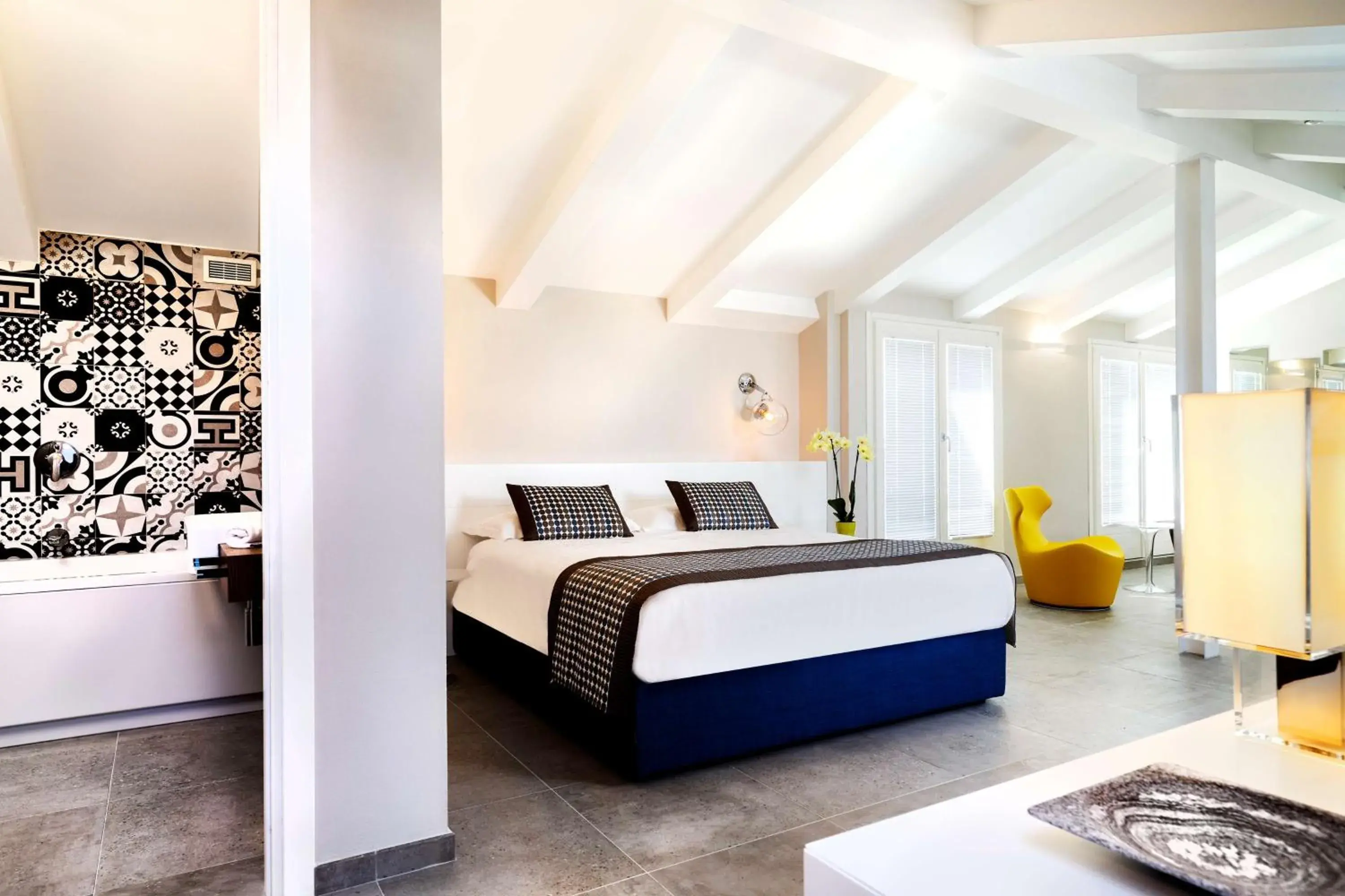 Patio, Bed in Best Western Plus Royal Superga Hotel Patio, Bed in Best Western Plus Royal Superga Hotel