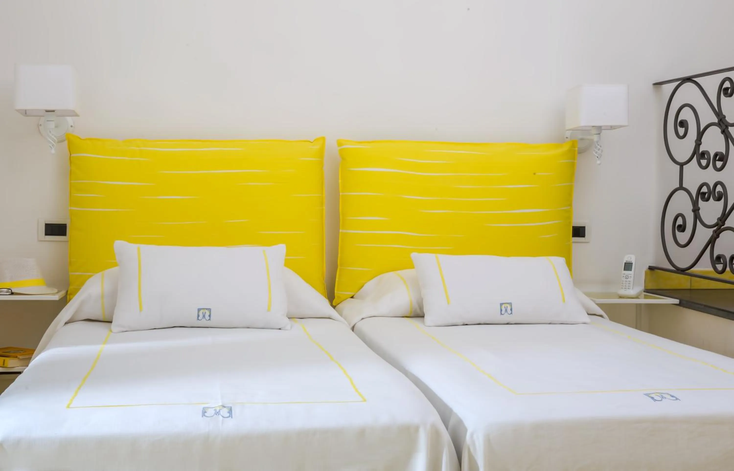 Bedroom, Bed in Relais Maresca Luxury Small Hotel & Terrace Restaurant