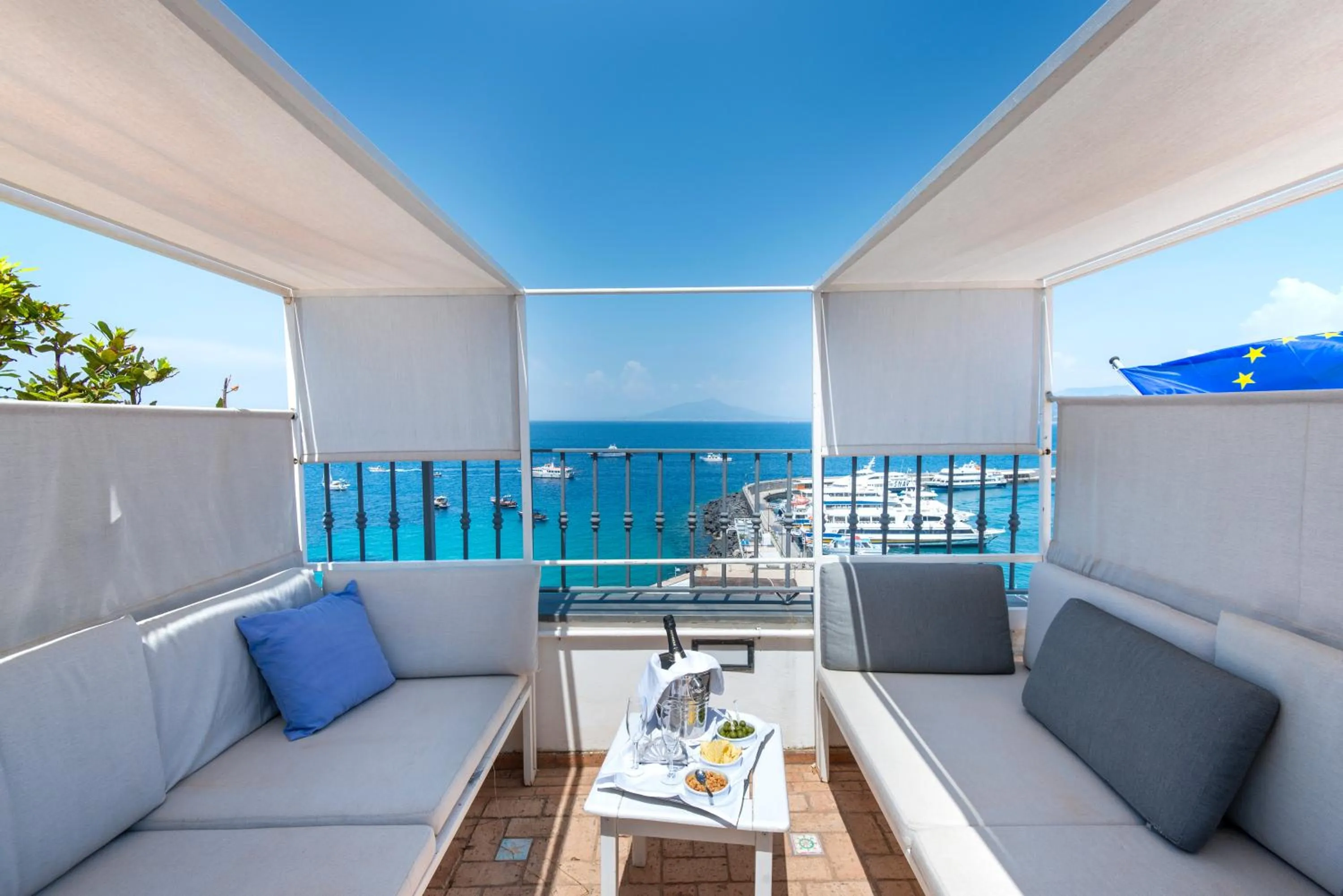 Patio in Relais Maresca Luxury Small Hotel & Terrace Restaurant