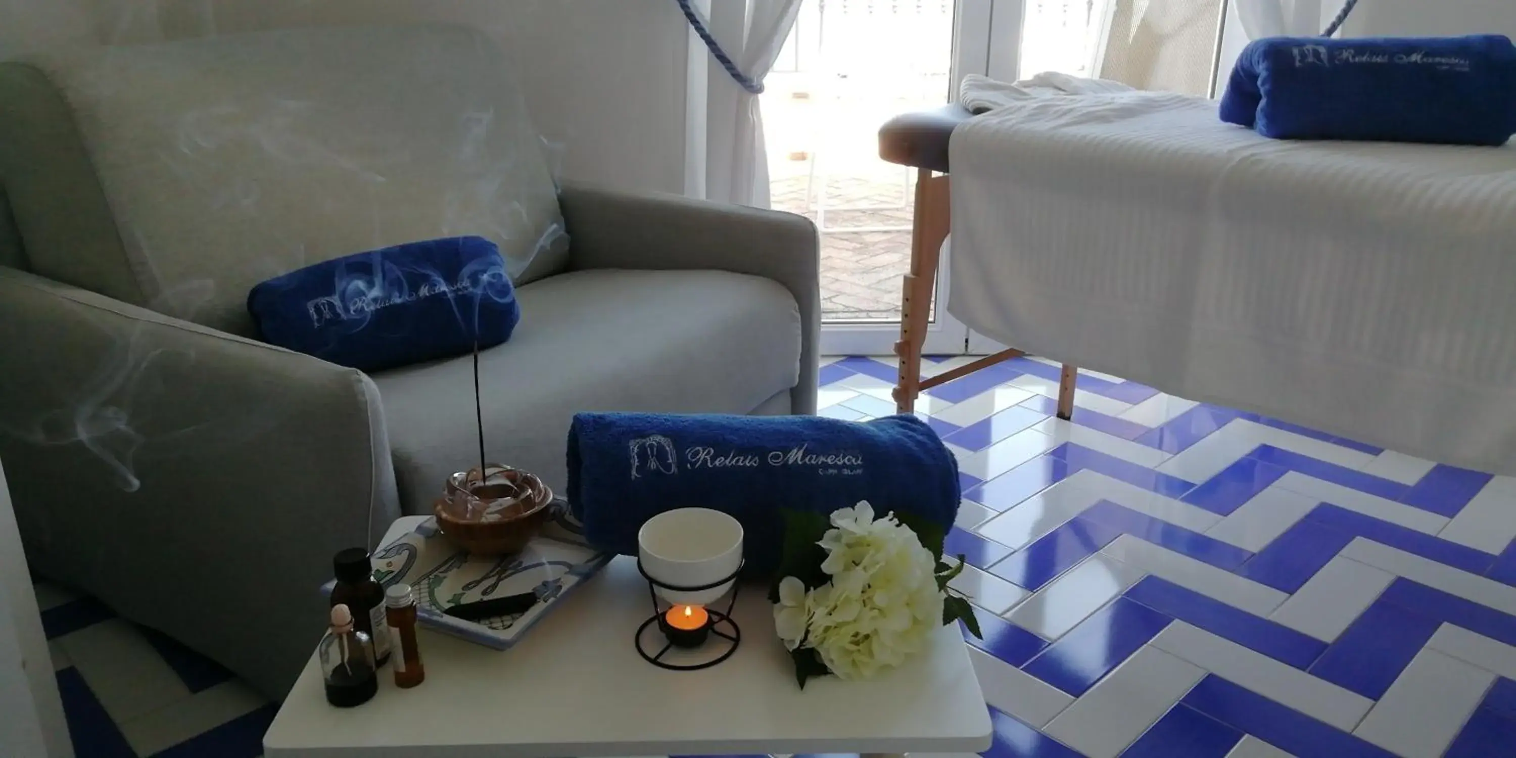 Massage in Relais Maresca Luxury Small Hotel & Terrace Restaurant Massage in Relais Maresca Luxury Small Hotel & Terrace Restaurant