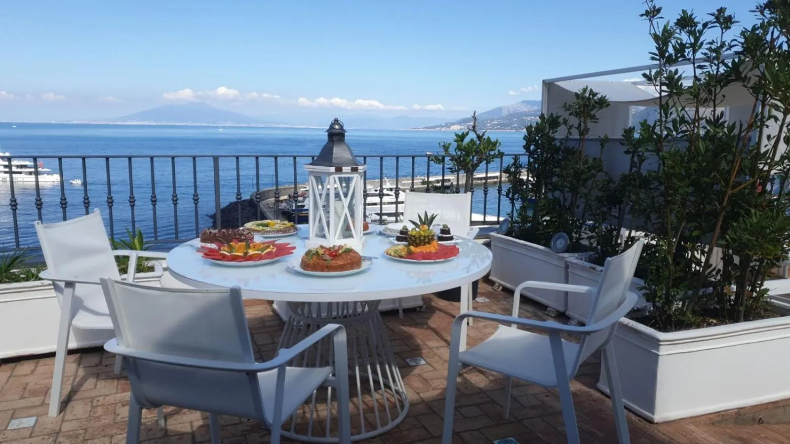Breakfast in Relais Maresca Luxury Small Hotel & Terrace Restaurant