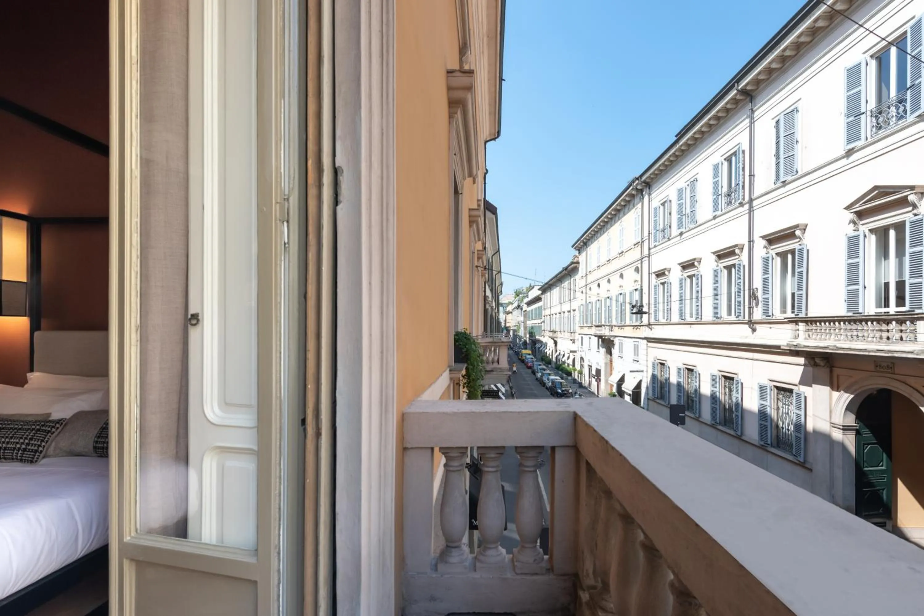 Balcony/Terrace, Bed in The Couper Sant'Andrea