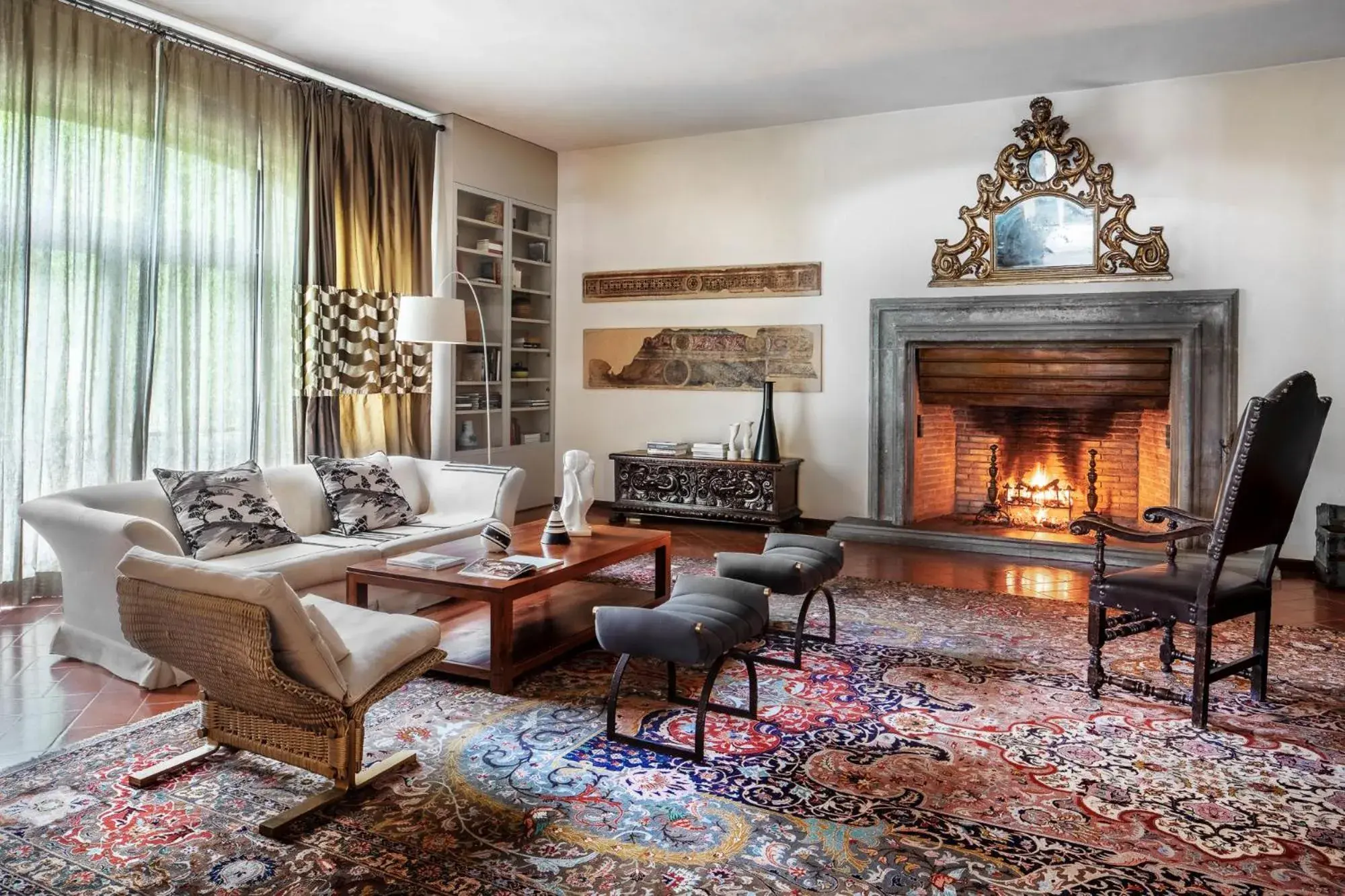 Living room in Park Hotel Ai Cappuccini Living room in Park Hotel Ai Cappuccini