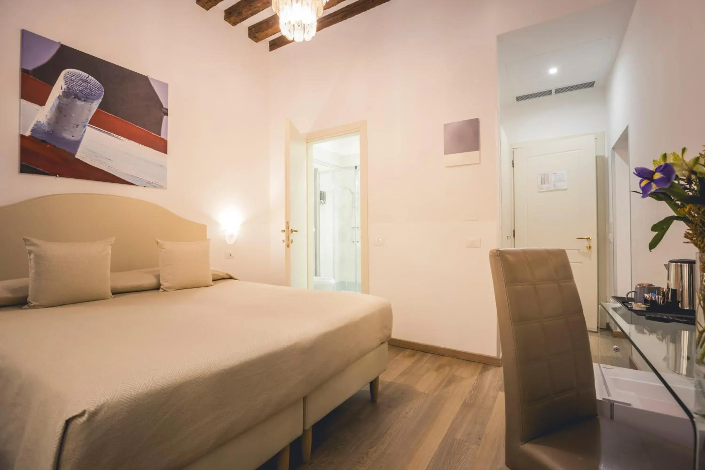 Bed in Locanda Ca' Lucrezia Bed in Locanda Ca' Lucrezia