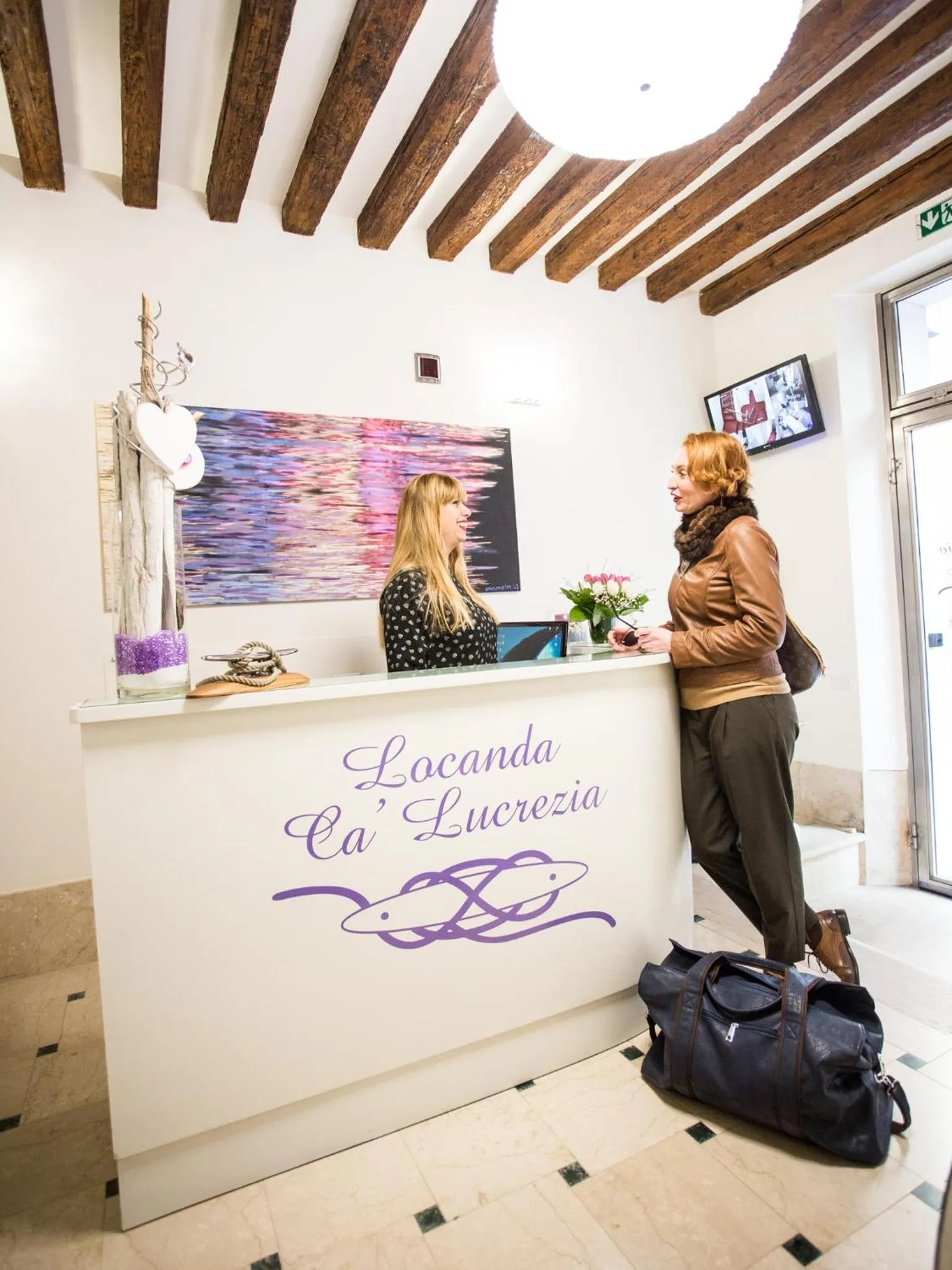Lobby or reception in Locanda Ca' Lucrezia