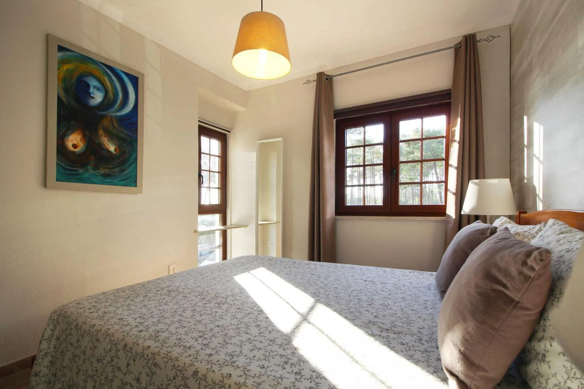 Bedroom, Bed in Marvin T2 com terraço