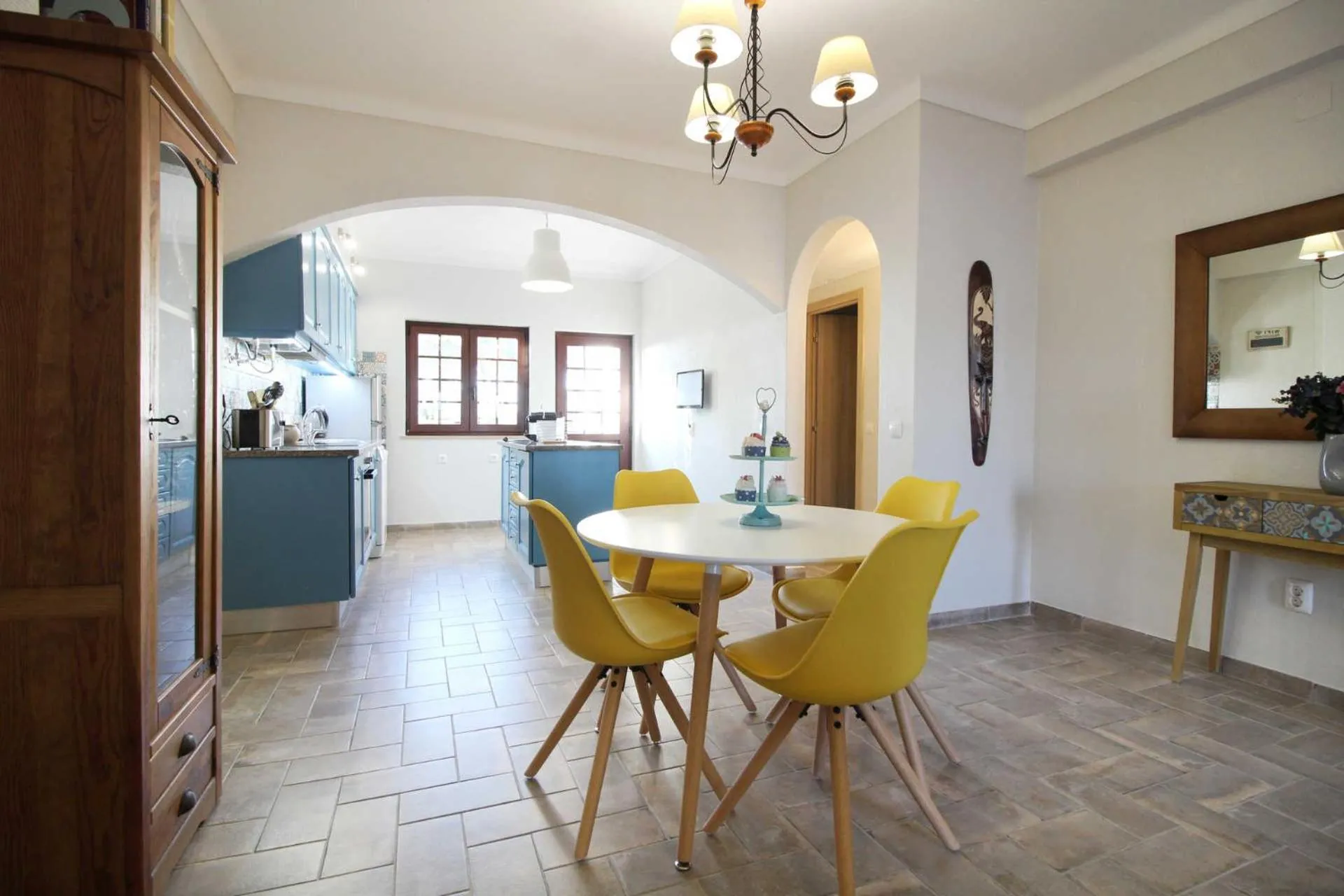Dining area in Marvin T2 com terraço
