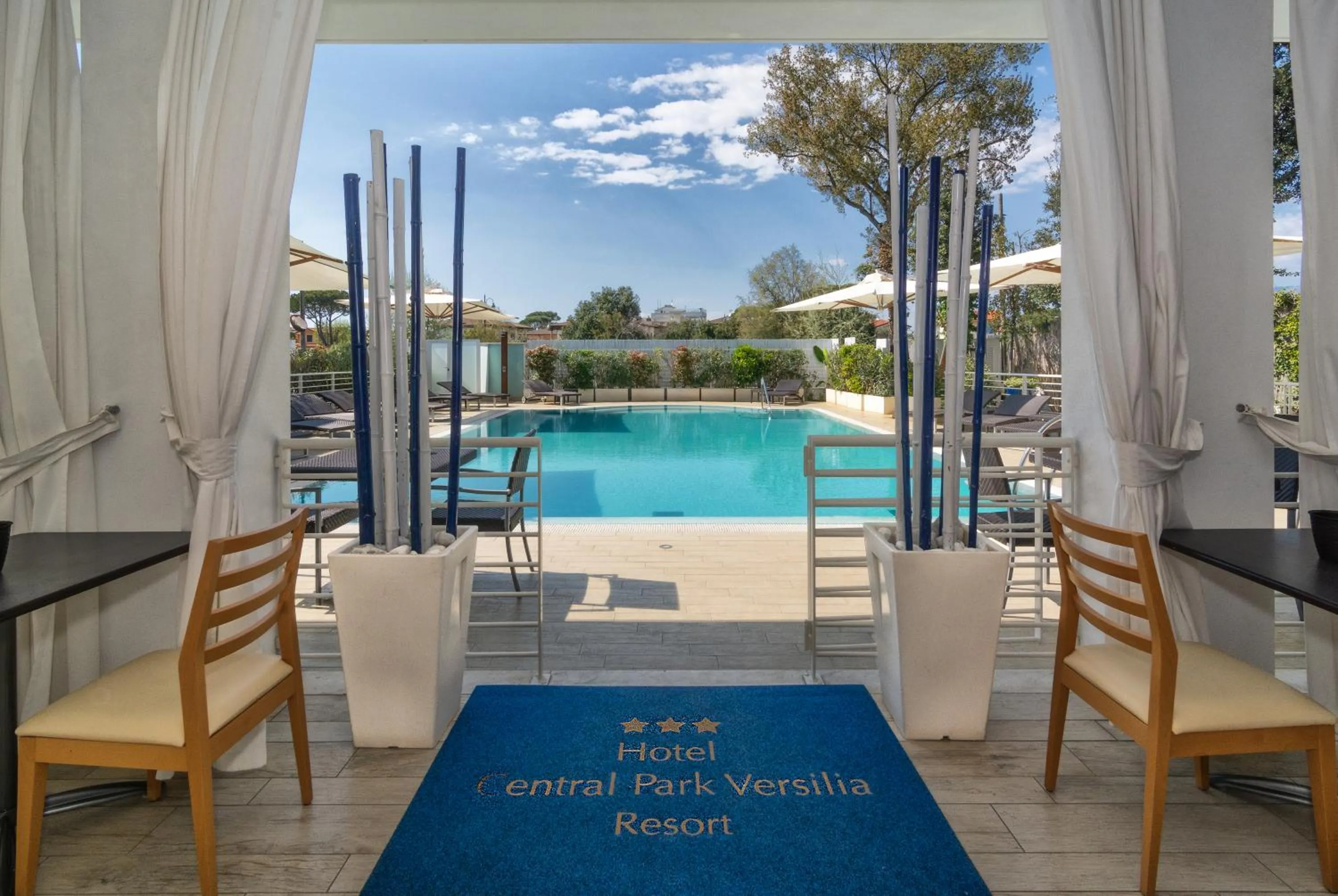 Pool view in Hotel Central Park