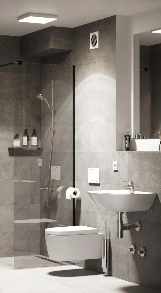 Shower in The Residences - Apartments Frankfurt