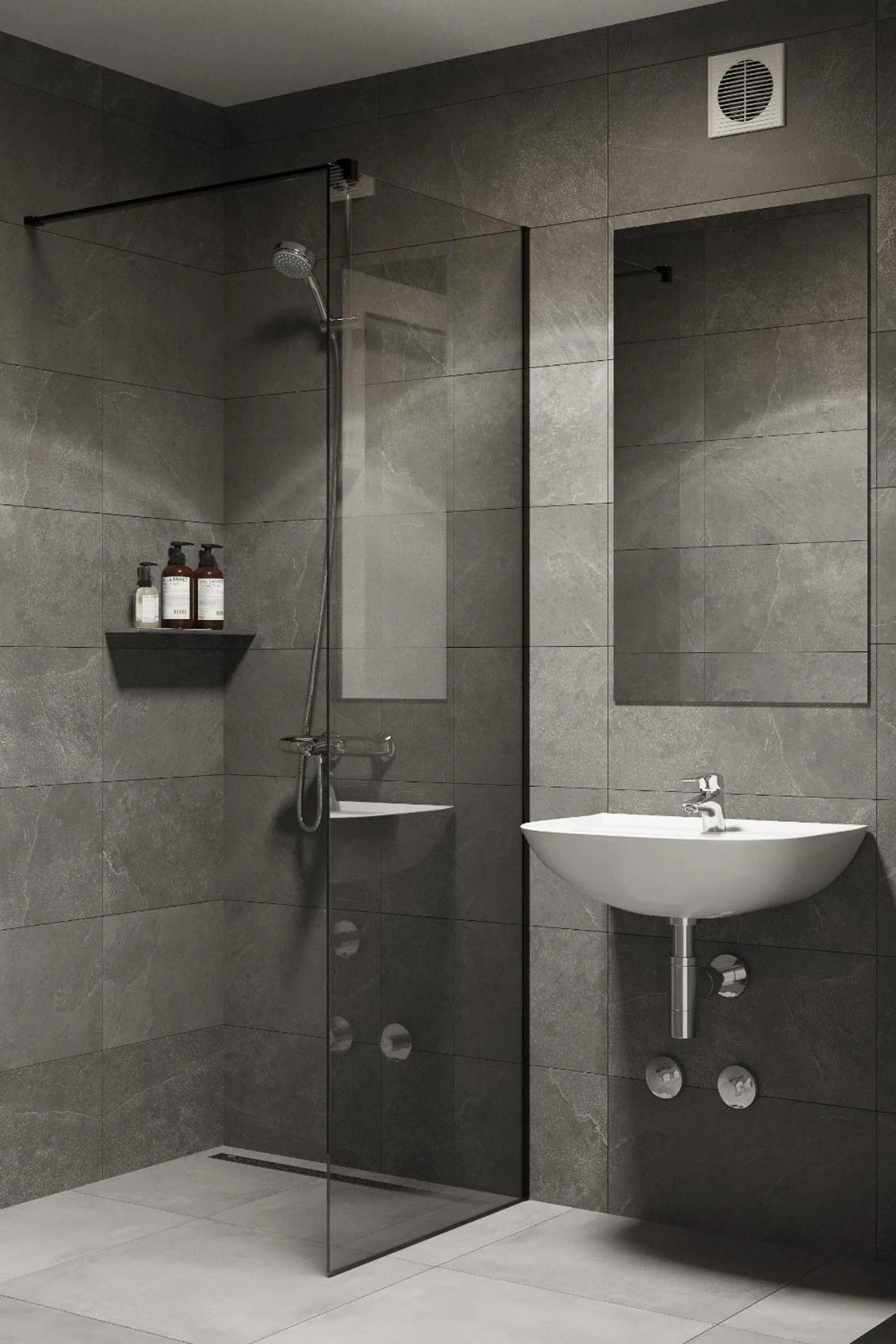 Bathroom in The Residences - Apartments Frankfurt
