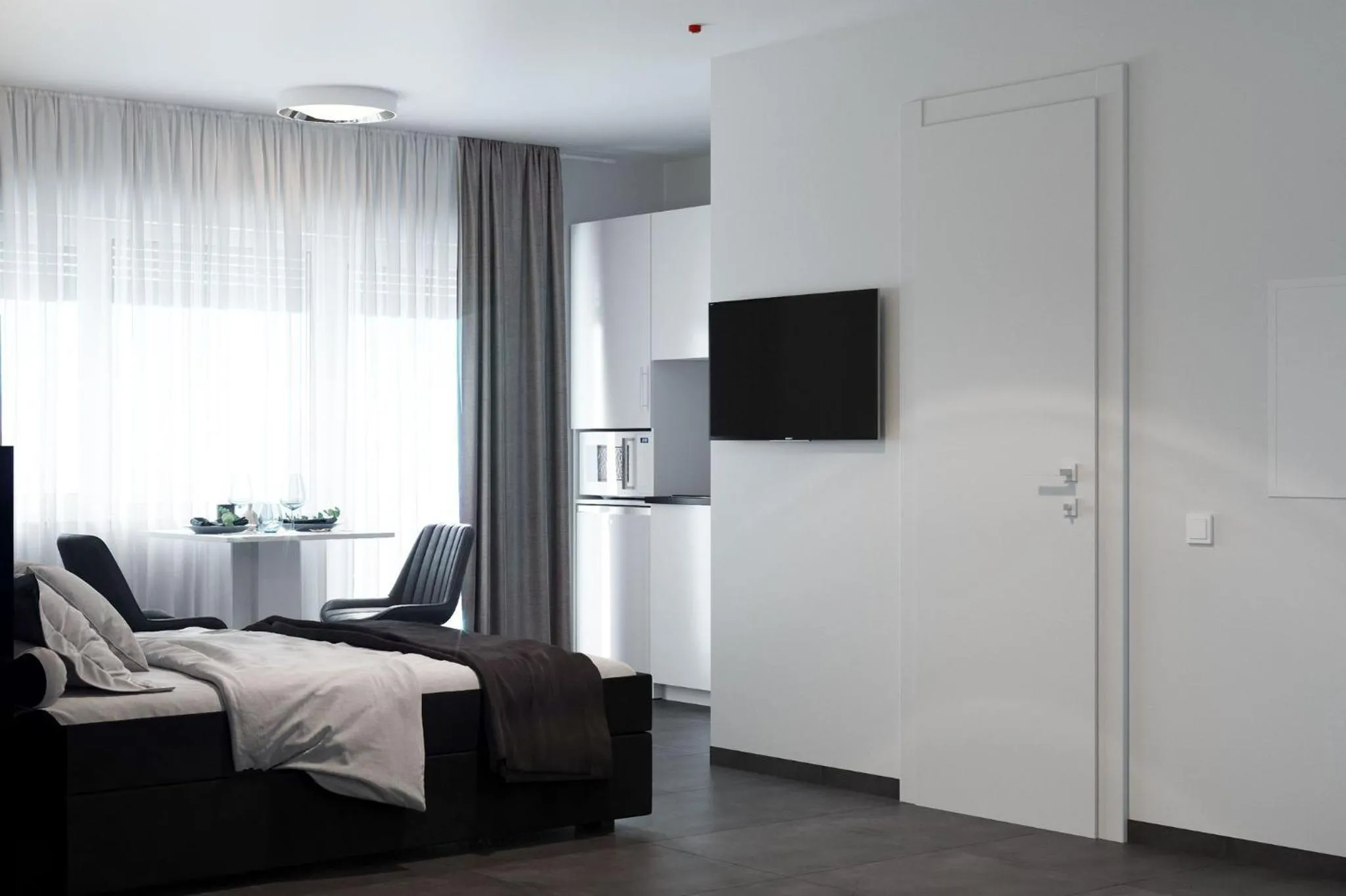 TV and multimedia in The Residences - Apartments Frankfurt